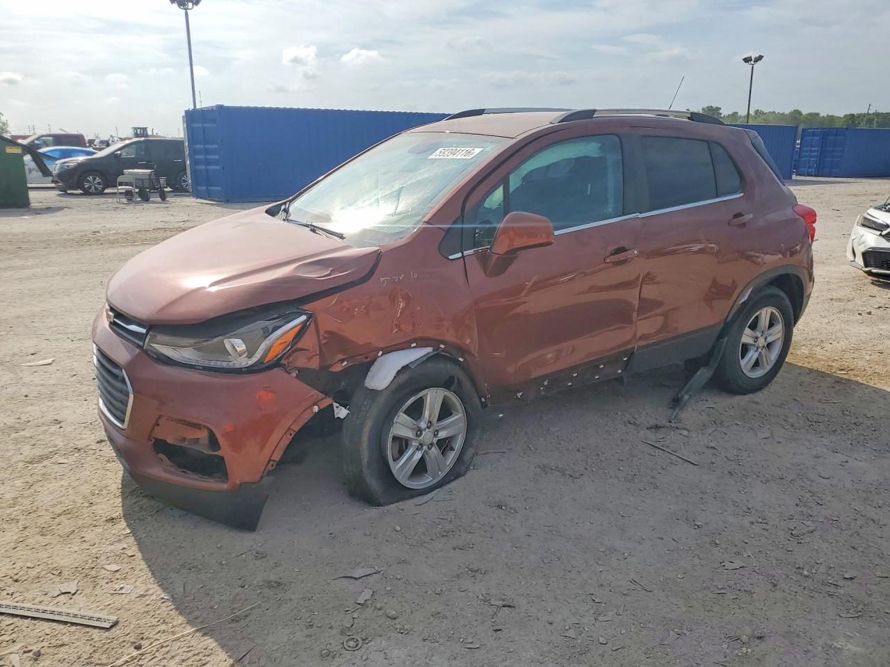 2019 Chevrolet Trax 1lt Brown vin: 3GNCJPSB9KL237665