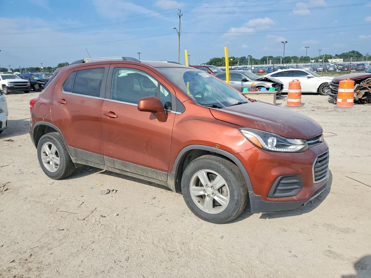 2019 Chevrolet Trax 1lt Коричневый vin: 3GNCJPSB9KL237665