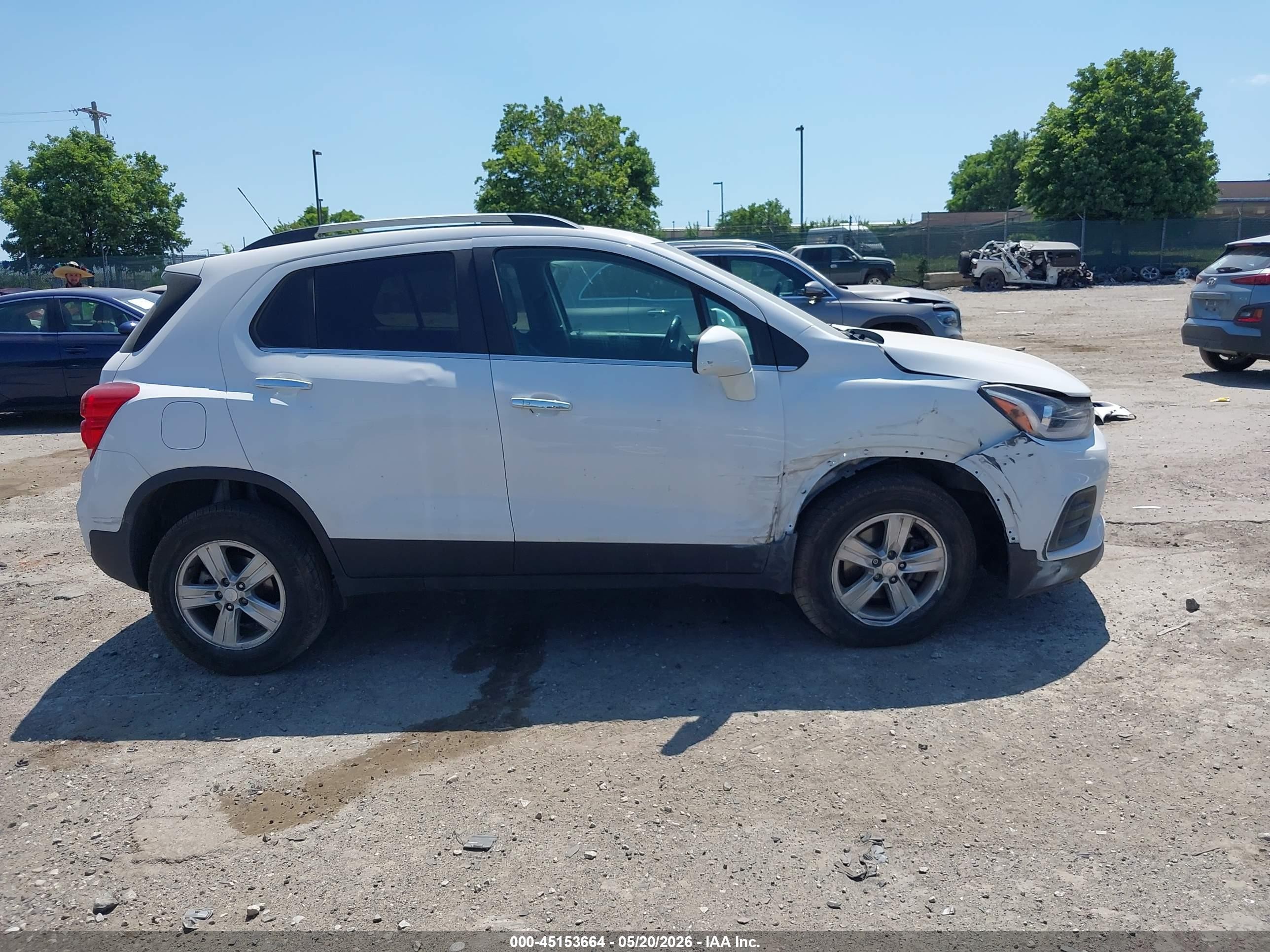 2020 Chevrolet Trax Awd Lt White vin: 3GNCJPSBXLL315789
