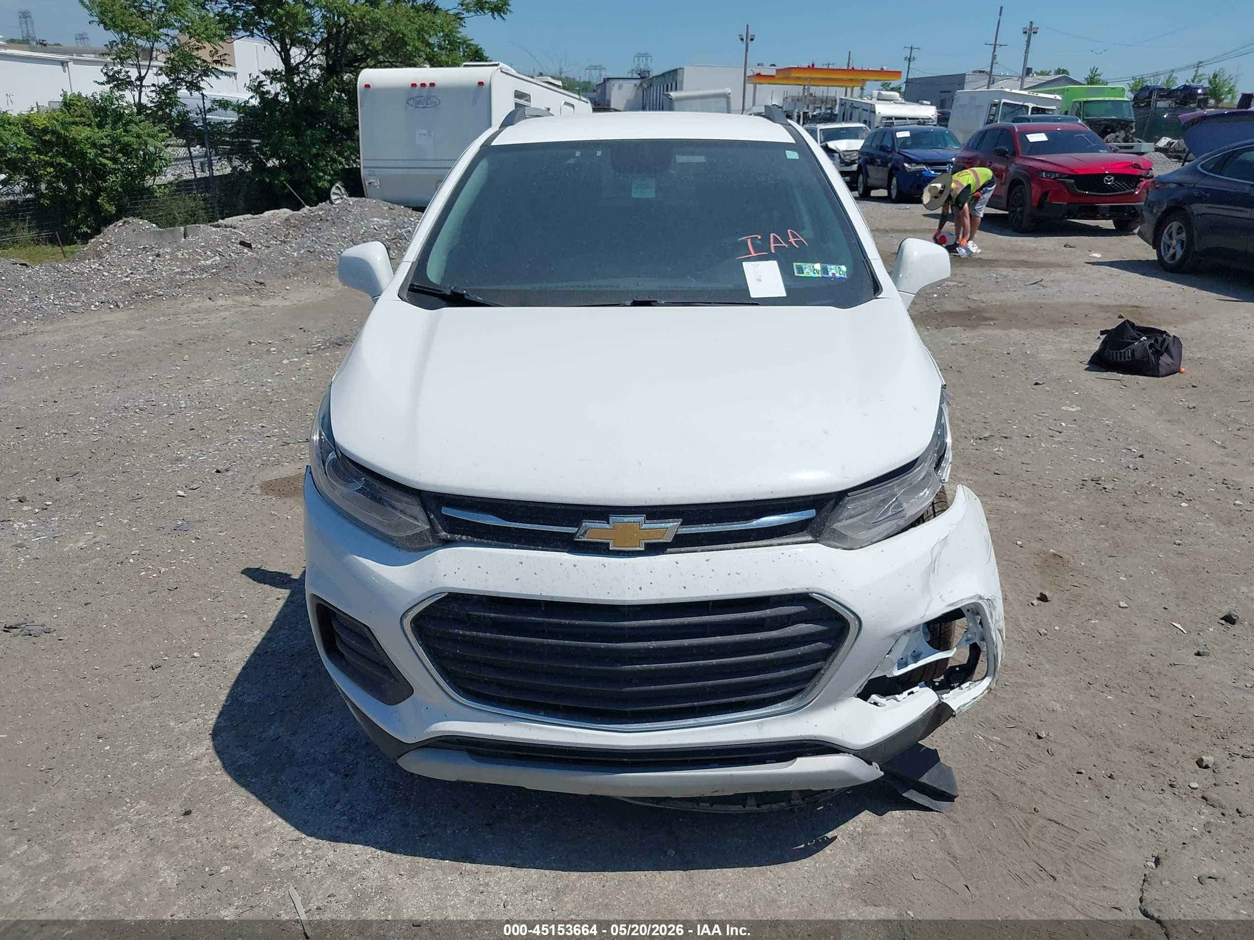 2020 Chevrolet Trax Awd Lt White vin: 3GNCJPSBXLL315789