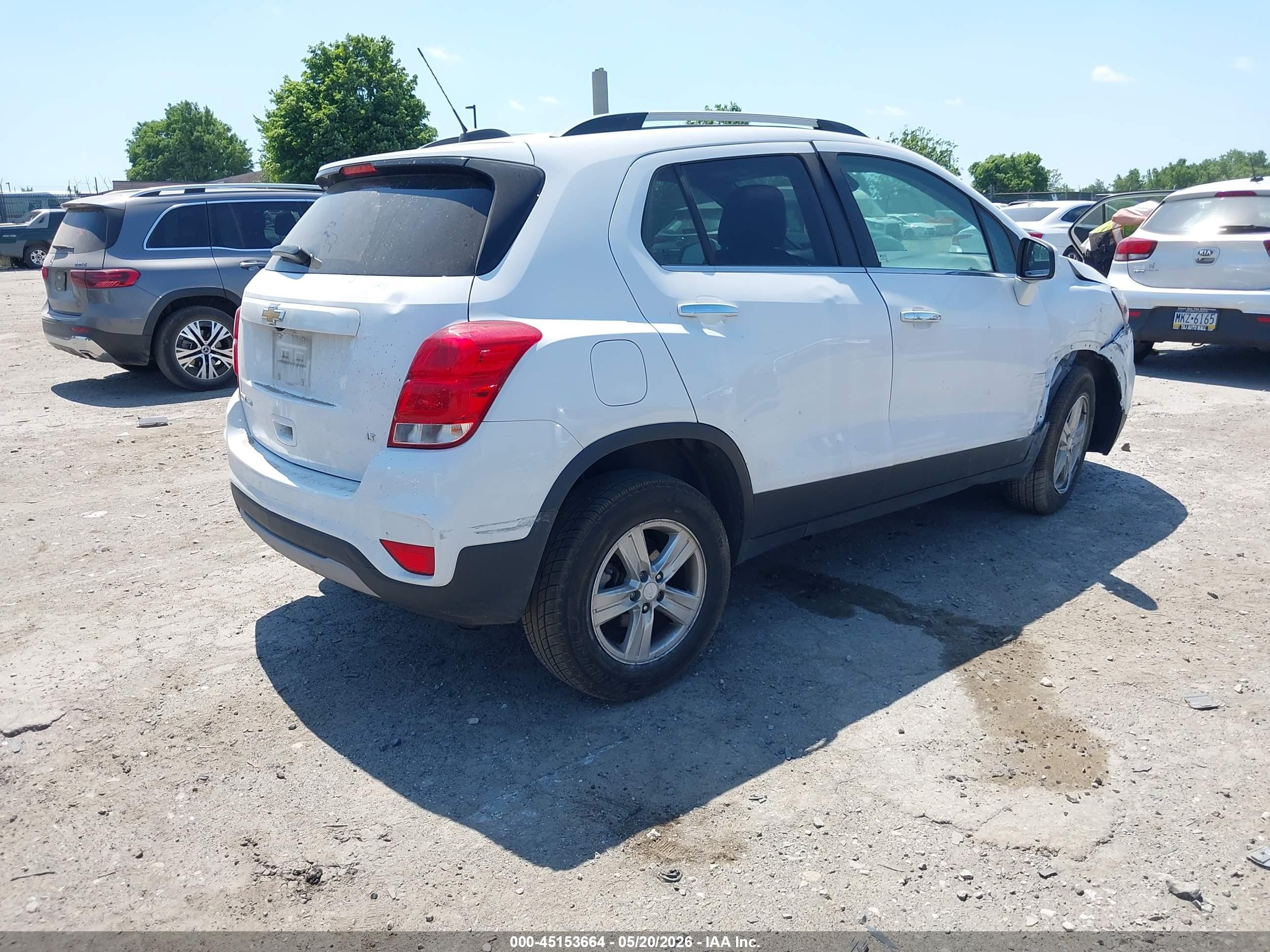2020 Chevrolet Trax Awd Lt White vin: 3GNCJPSBXLL315789