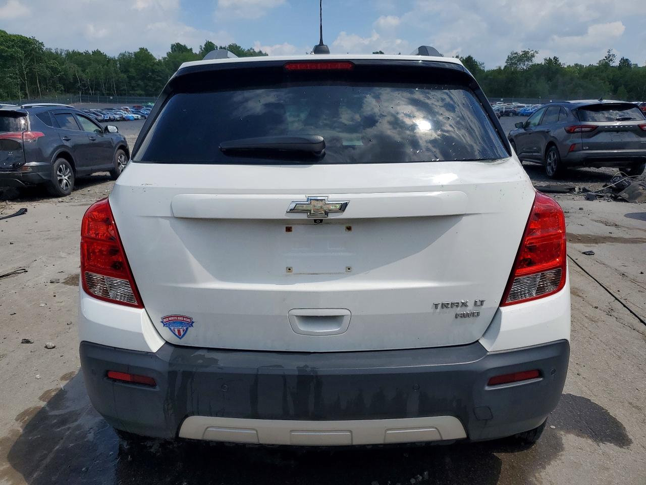 2015 Chevrolet Trax 1lt White vin: 3GNCJRSB0FL206631