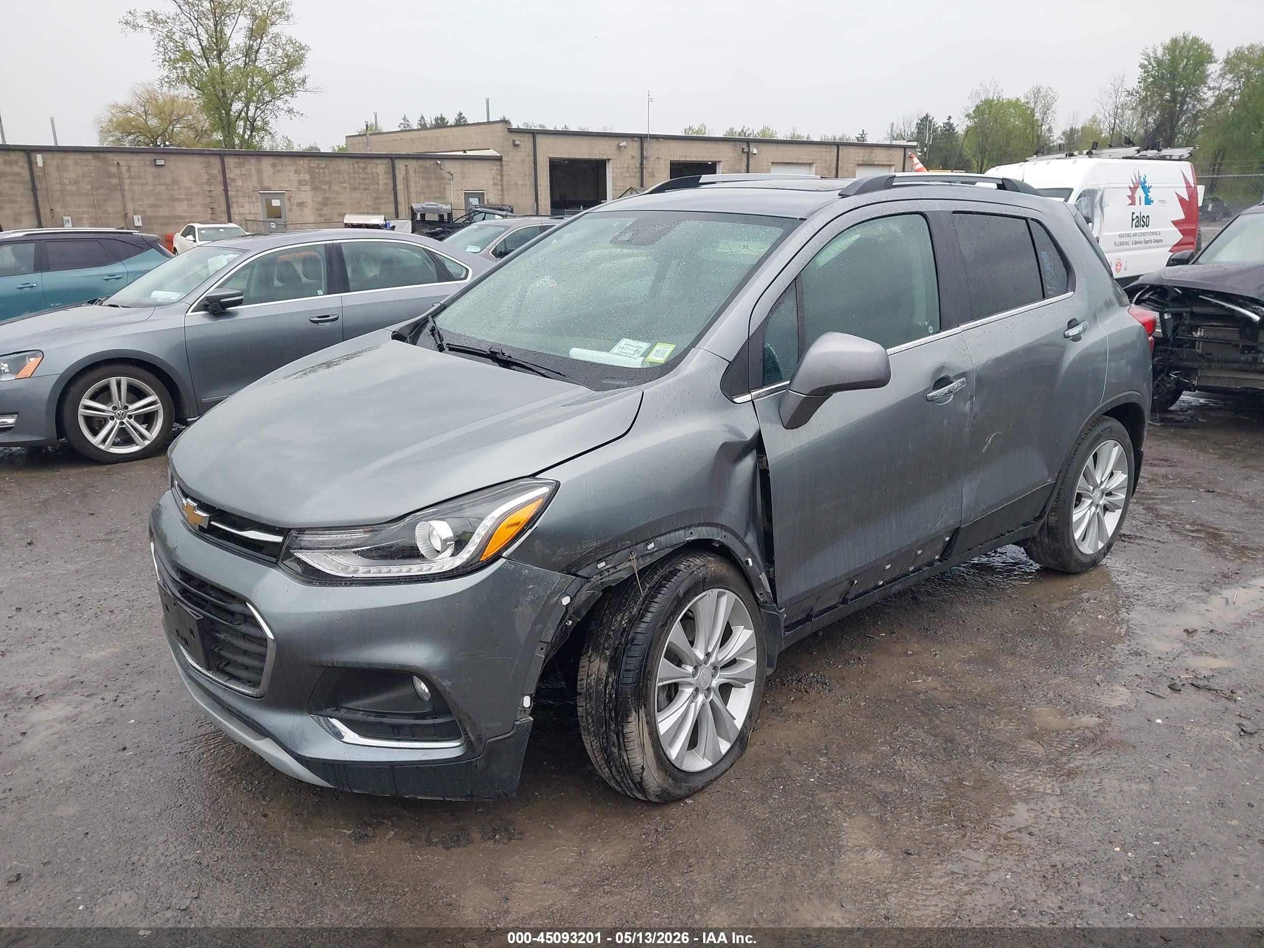 2020 Chevrolet Trax Awd Premier Gray vin: 3GNCJRSB0LL207628