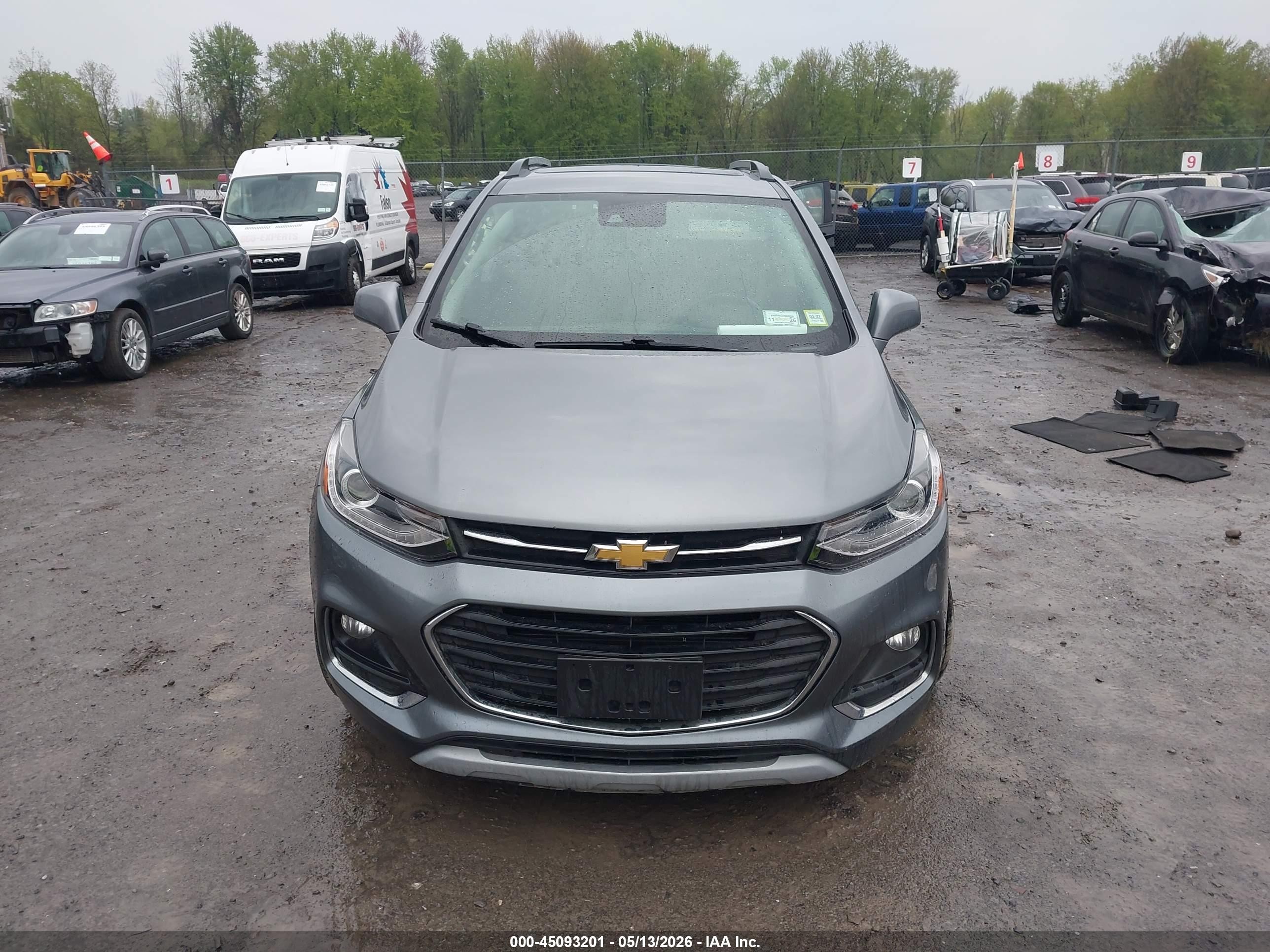 2020 Chevrolet Trax Awd Premier Gray vin: 3GNCJRSB0LL207628