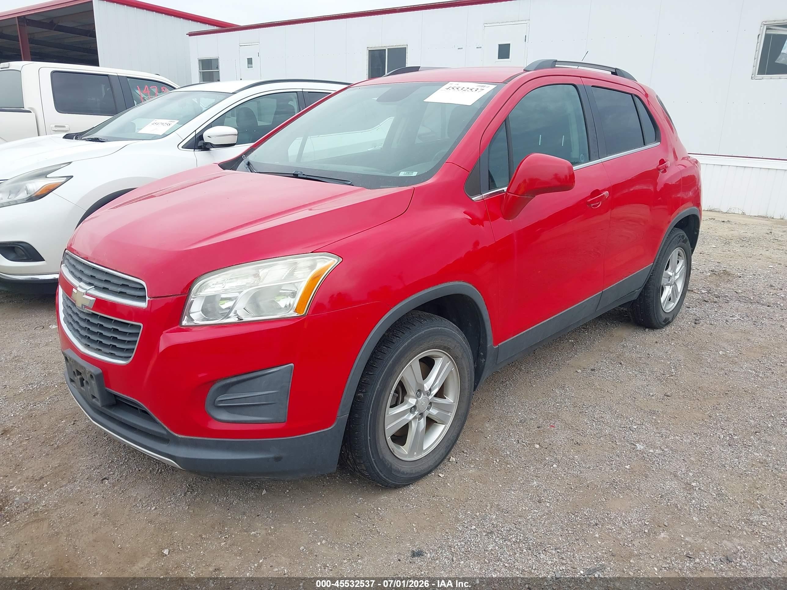 2015 Chevrolet Trax Lt Red vin: 3GNCJRSB1FL171100