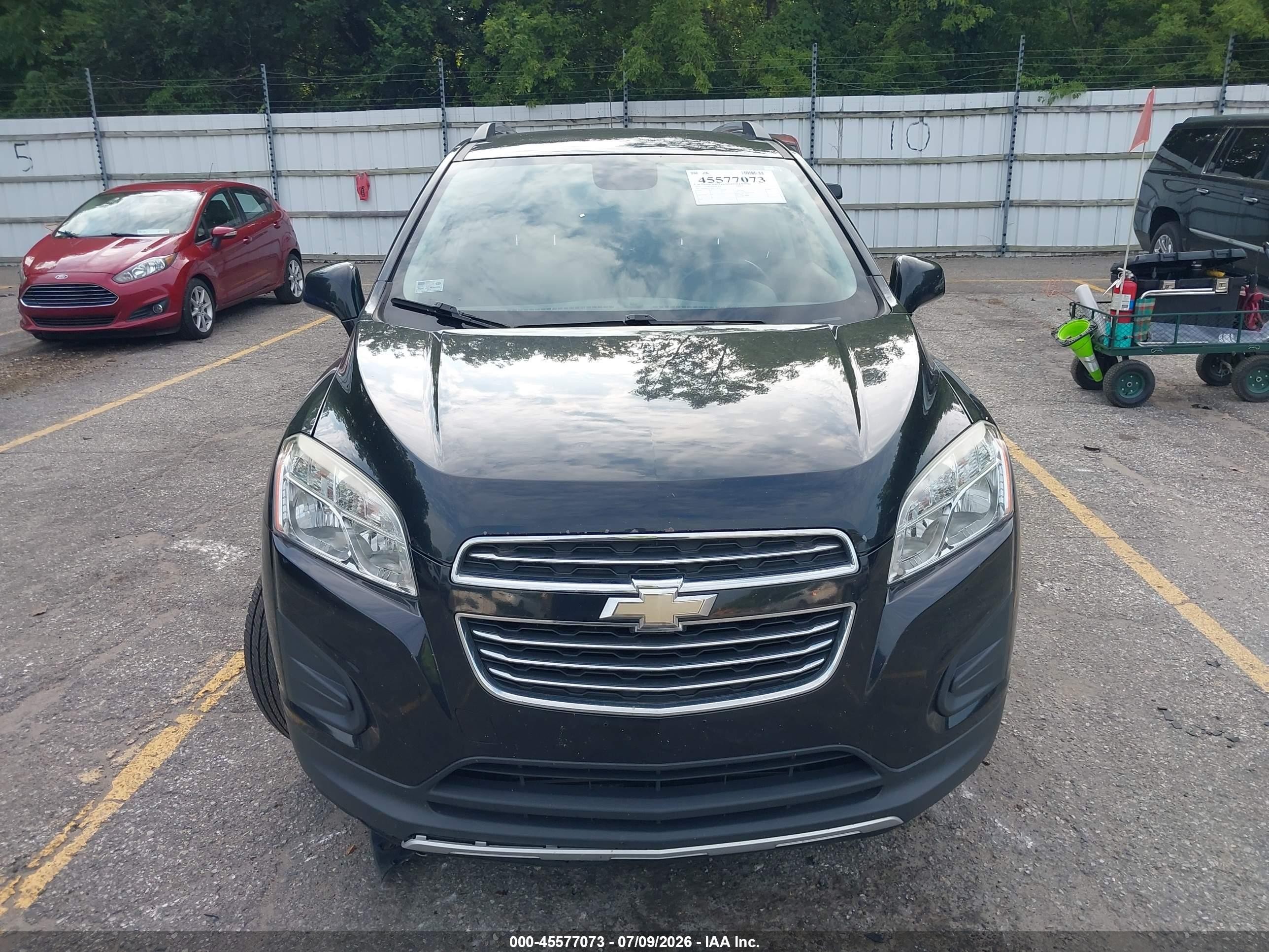 2015 Chevrolet Trax Lt Black vin: 3GNCJRSB2FL207876