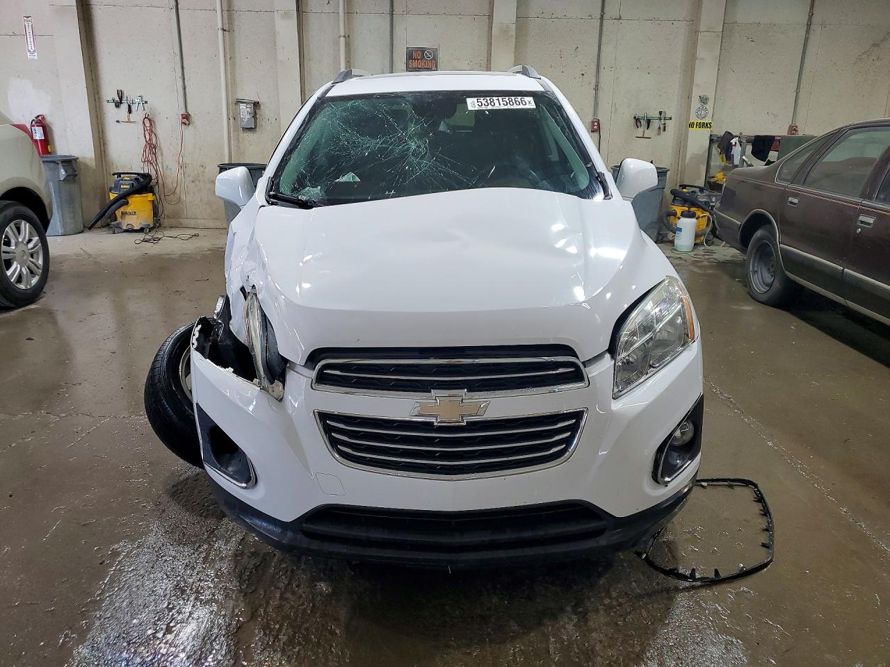 2016 Chevrolet Trax Ltz White vin: 3GNCJRSB4GL237771