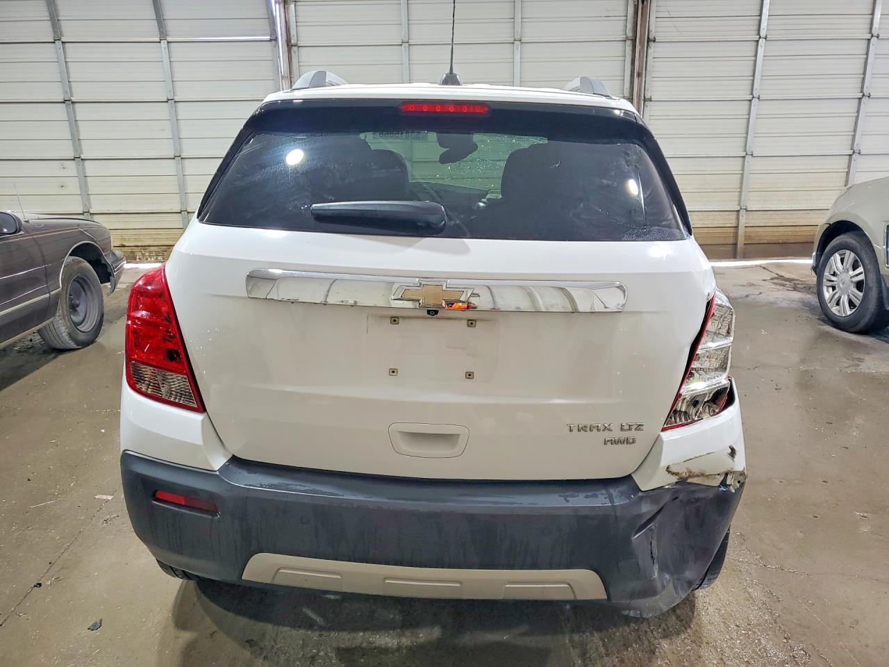 2016 Chevrolet Trax Ltz White vin: 3GNCJRSB4GL237771