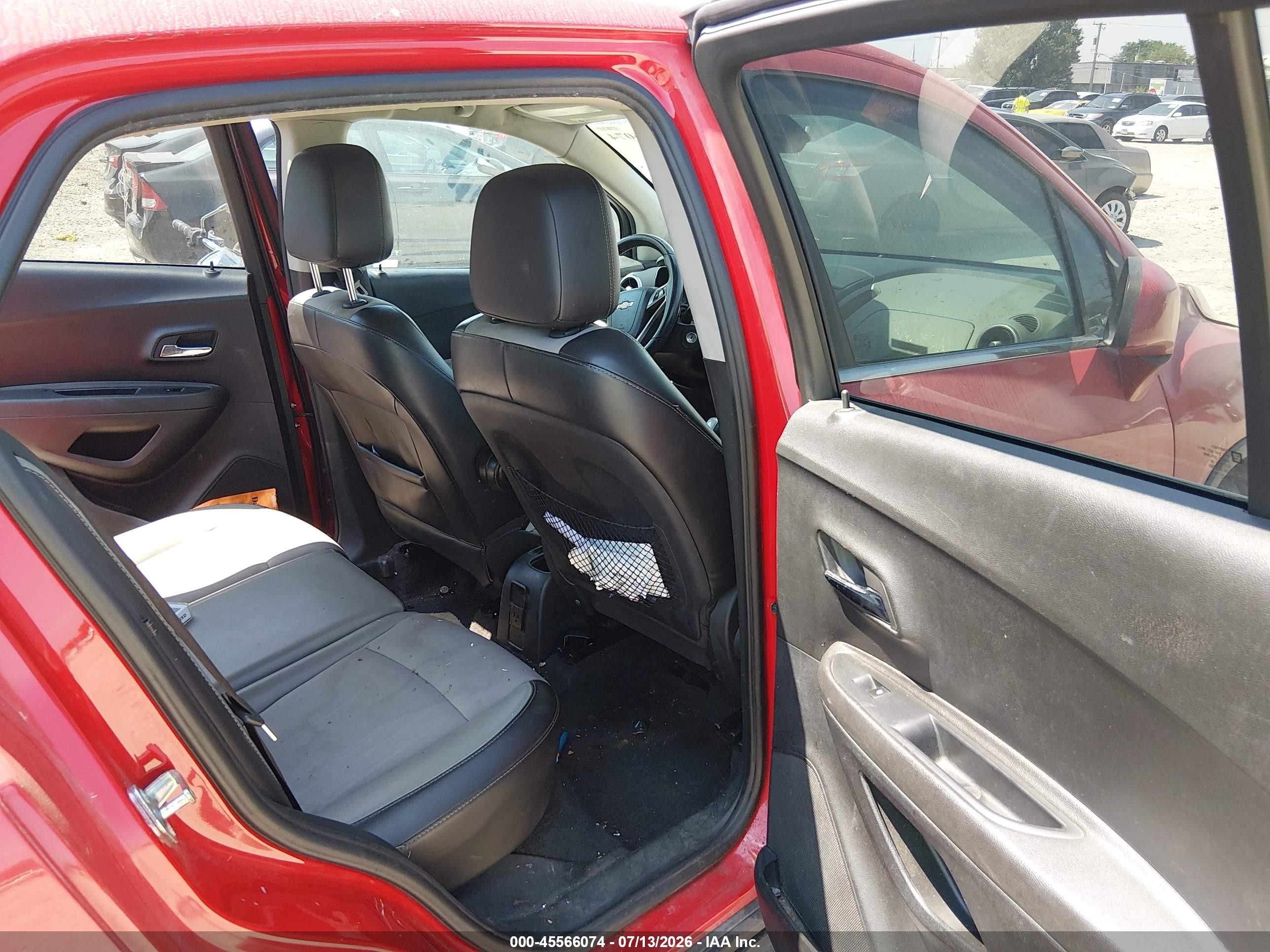 2015 Chevrolet Trax Lt Red vin: 3GNCJRSB5FL243545