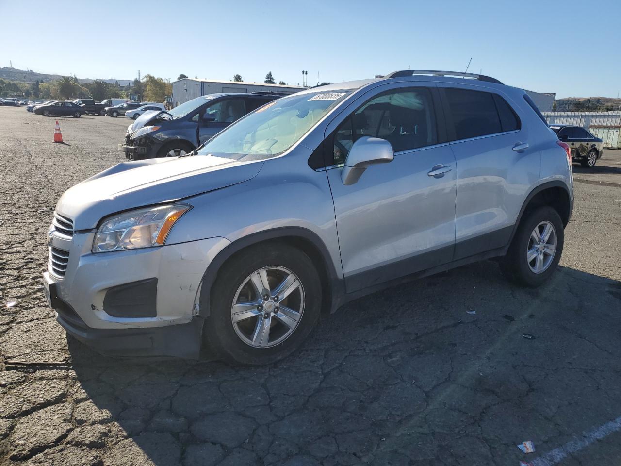 2015 Chevrolet Trax 1lt Silver vin: 3GNCJRSB6FL232182