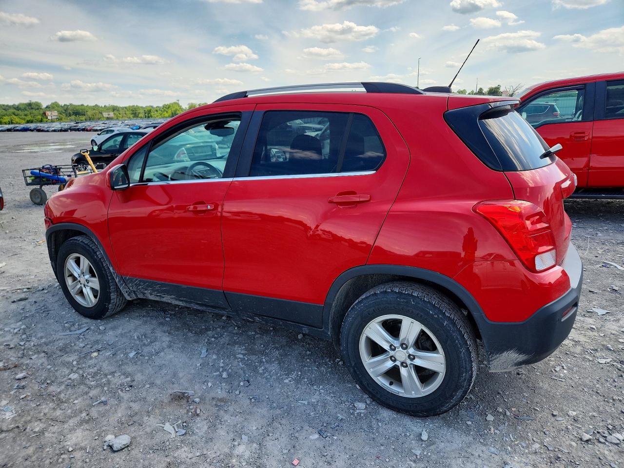 2015 Chevrolet Trax 1lt Red vin: 3GNCJRSB6FL248222