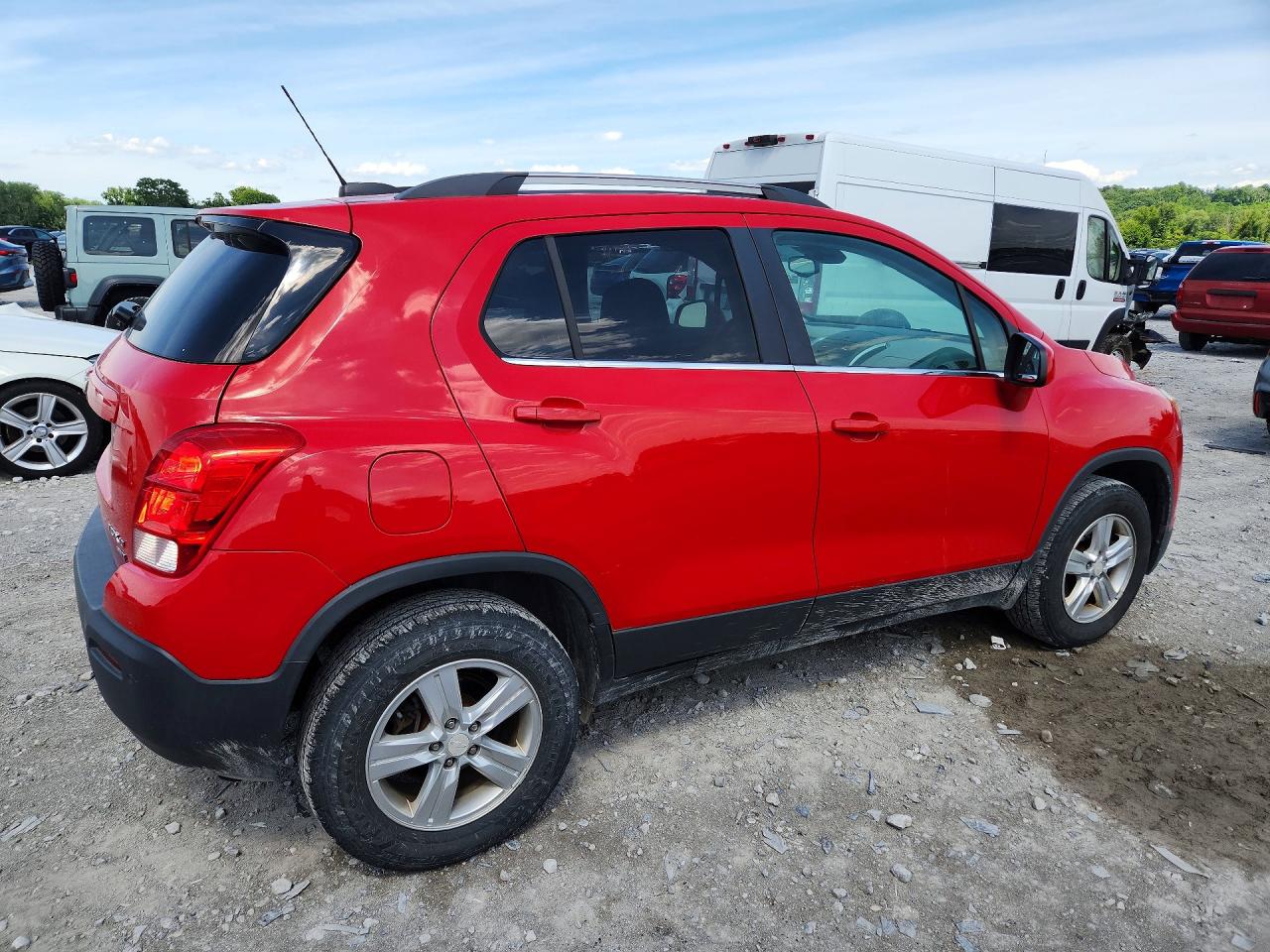 2015 Chevrolet Trax 1lt Red vin: 3GNCJRSB6FL248222