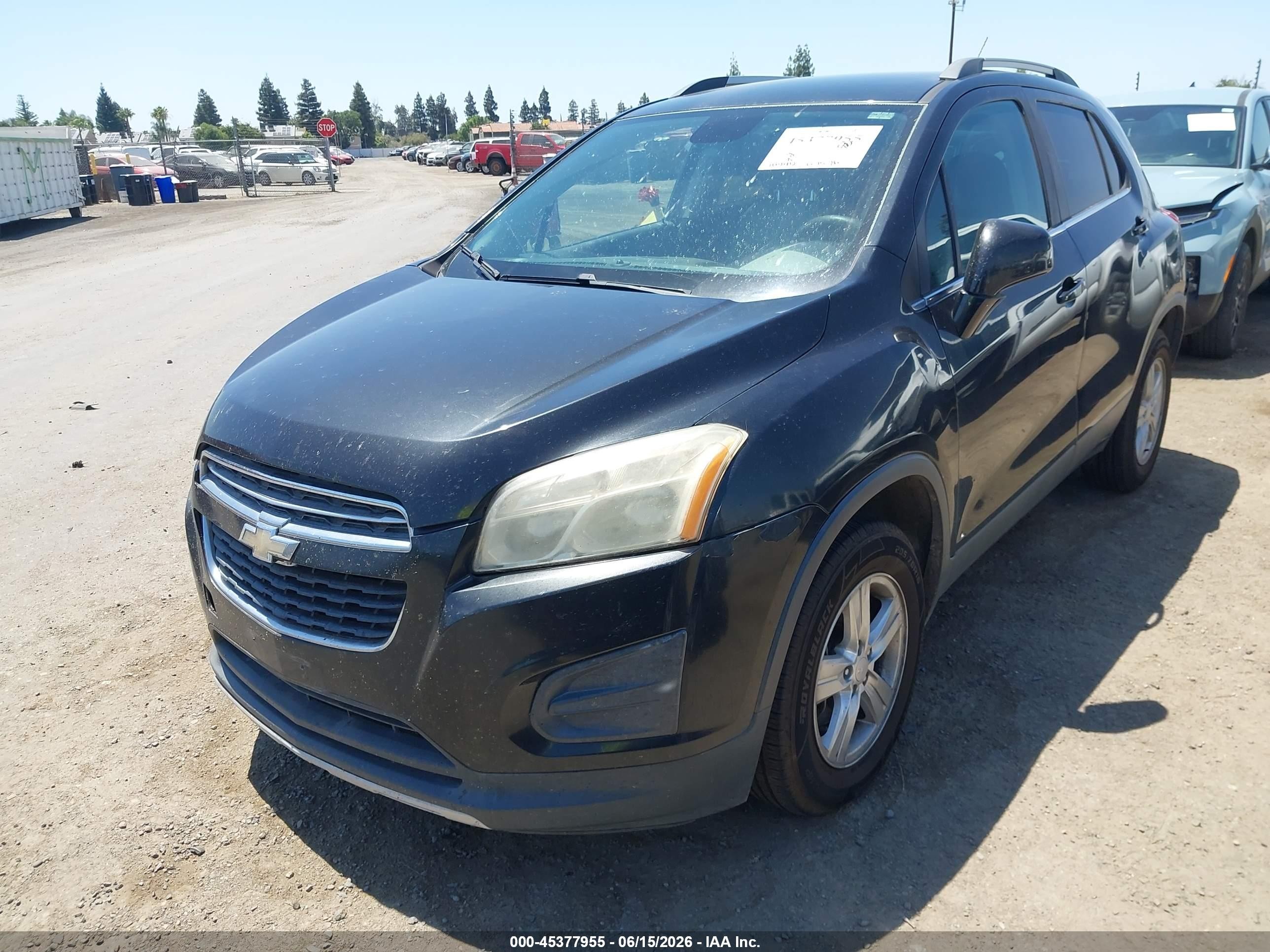 2015 Chevrolet Trax Lt Черный vin: 3GNCJRSB7FL213415