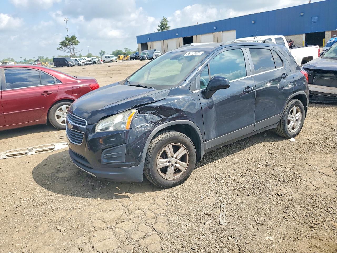 2015 Chevrolet Trax 1lt Black vin: 3GNCJRSB9FL191983