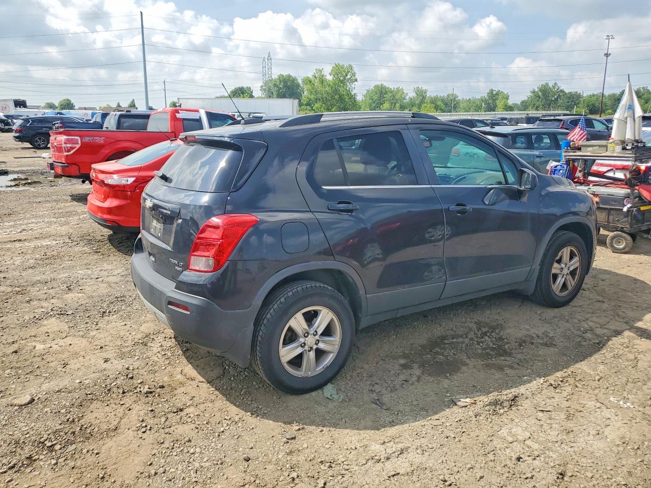 2015 Chevrolet Trax 1lt Black vin: 3GNCJRSB9FL191983