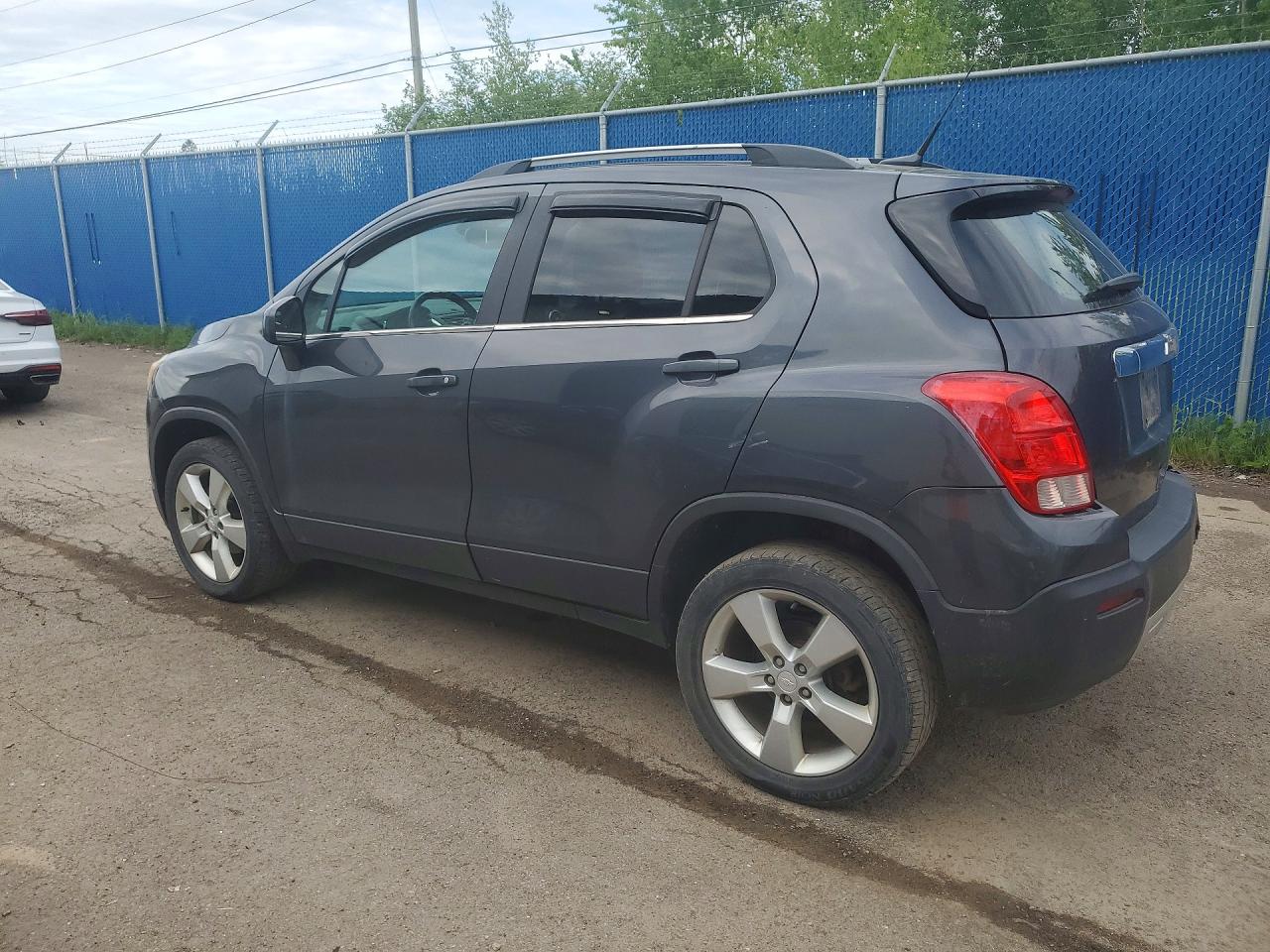 2014 Chevrolet Trax Ltz Gray vin: 3GNCJSSB7EL193804
