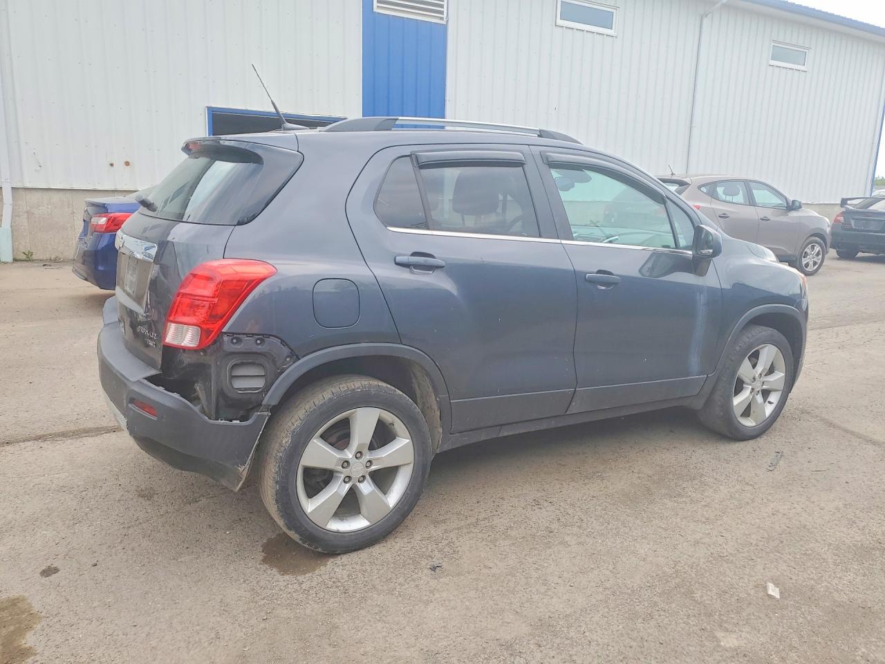 2014 Chevrolet Trax Ltz Gray vin: 3GNCJSSB7EL193804