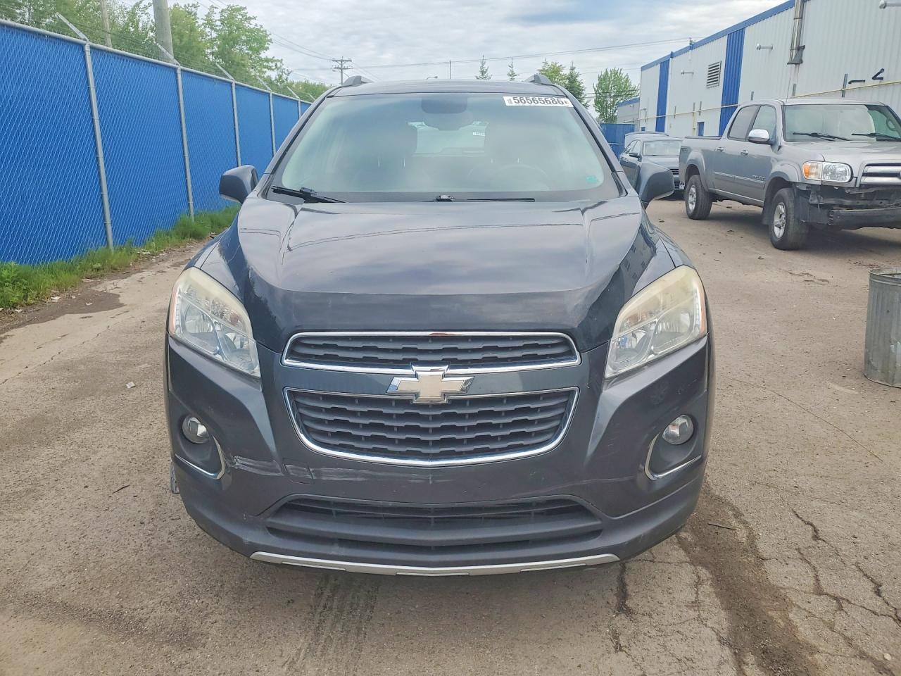 2014 Chevrolet Trax Ltz Gray vin: 3GNCJSSB7EL193804