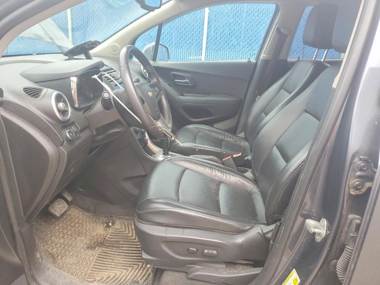 2014 Chevrolet Trax Ltz Gray vin: 3GNCJSSB7EL193804