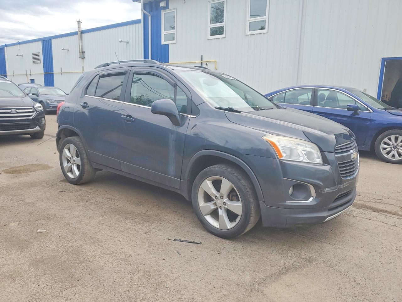 2014 Chevrolet Trax Ltz Gray vin: 3GNCJSSB7EL193804