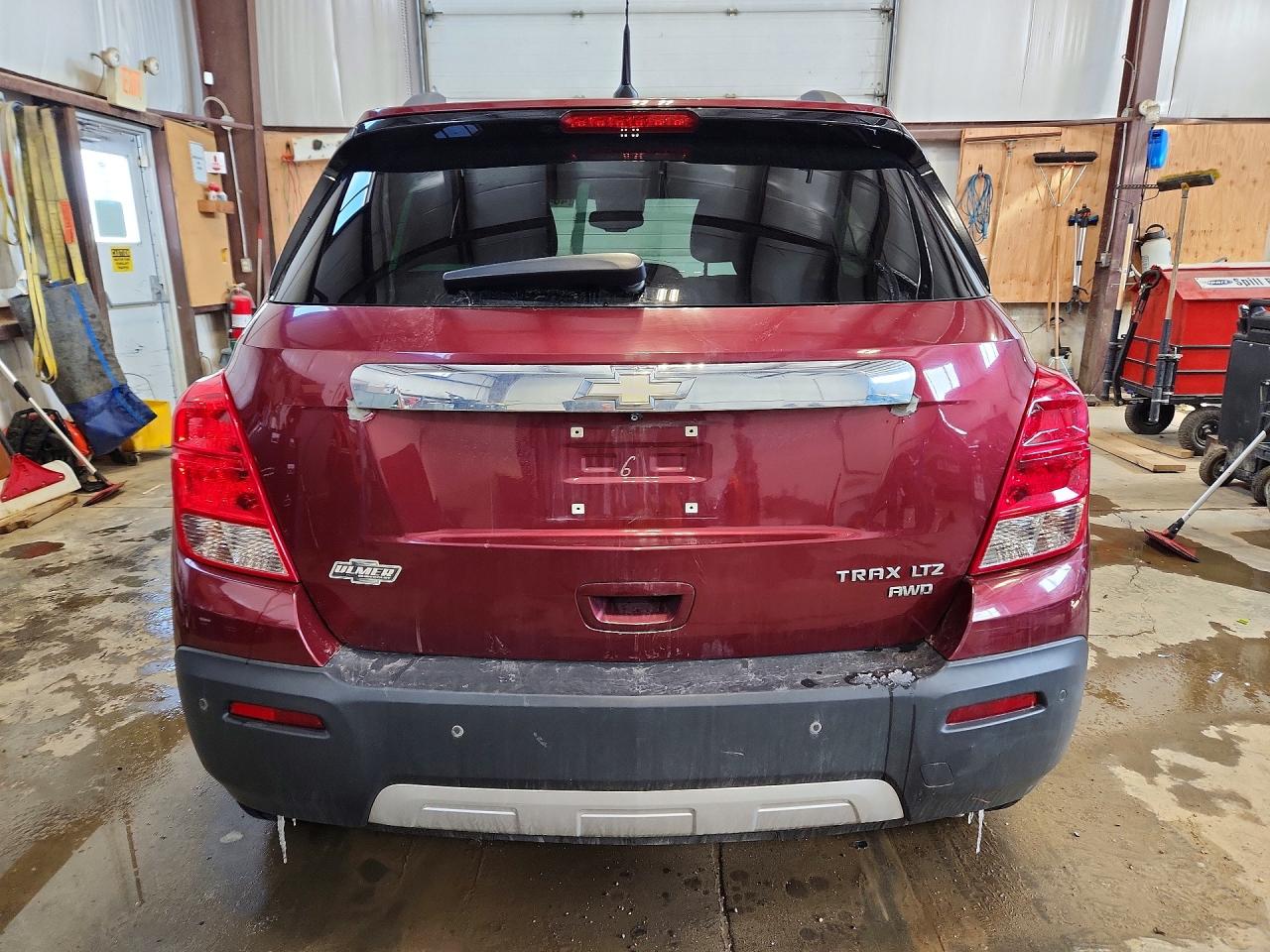 2013 Chevrolet Trax Ltz Red vin: 3GNCJSSB8DL188061