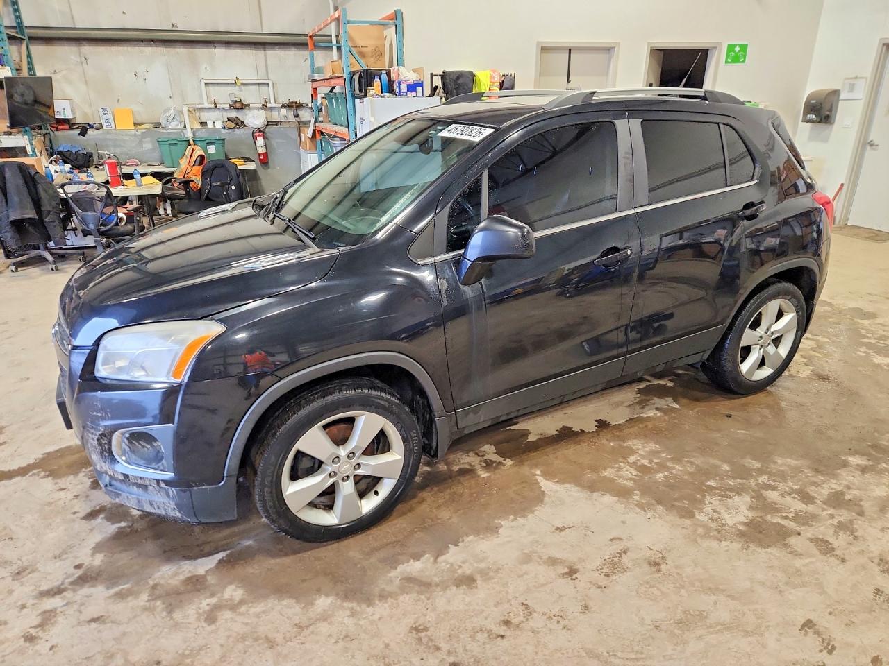 2014 Chevrolet Trax Ltz Black vin: 3GNCJSSBXEL168198