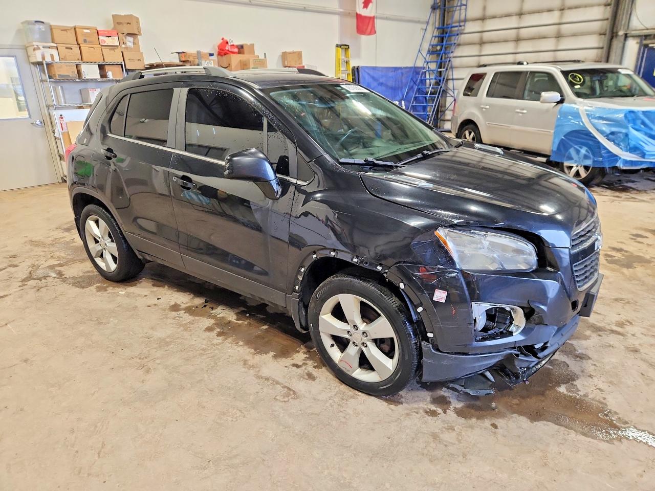 2014 Chevrolet Trax Ltz Black vin: 3GNCJSSBXEL168198