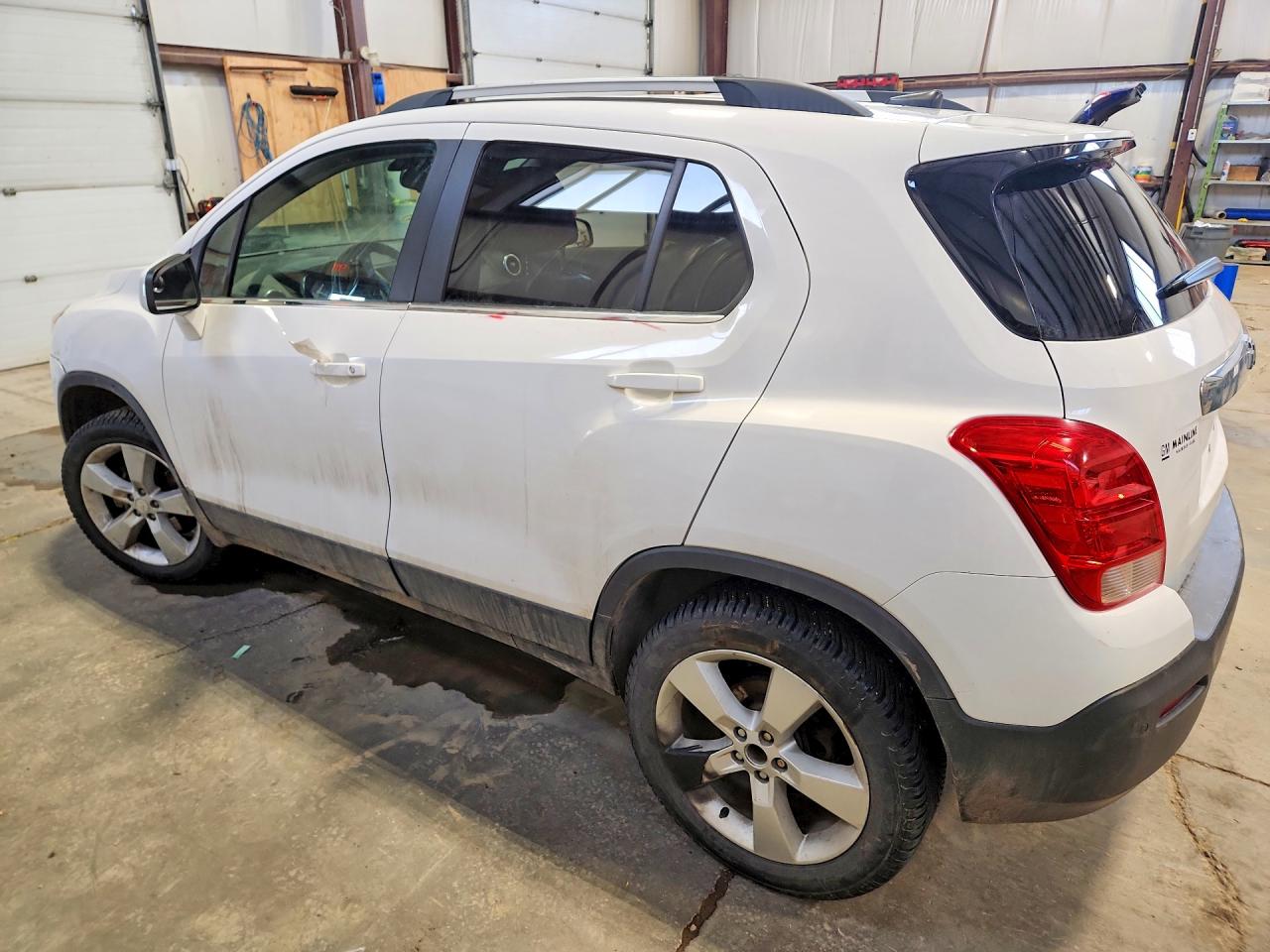 2014 Chevrolet Trax Ltz White vin: 3GNCJSSBXEL225760