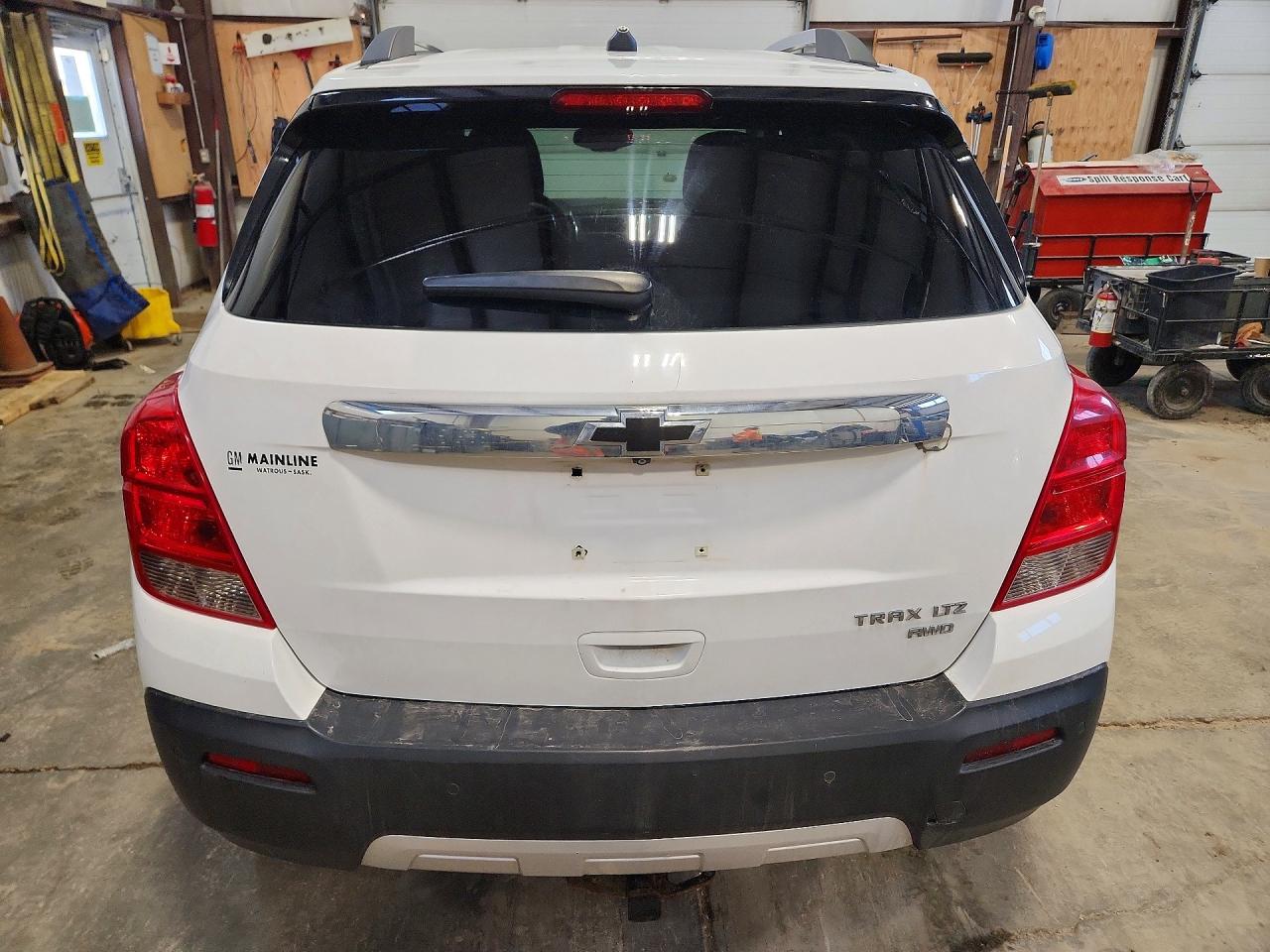 2014 Chevrolet Trax Ltz White vin: 3GNCJSSBXEL225760