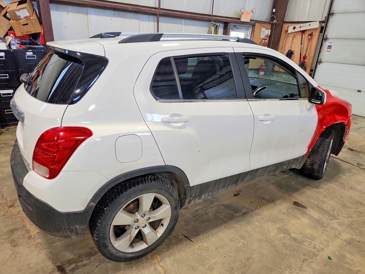 2014 Chevrolet Trax Ltz White vin: 3GNCJSSBXEL225760