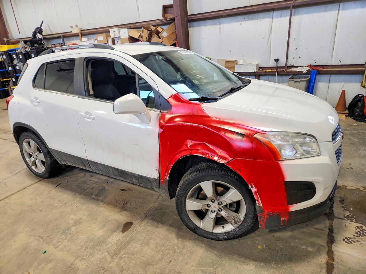 2014 Chevrolet Trax Ltz White vin: 3GNCJSSBXEL225760