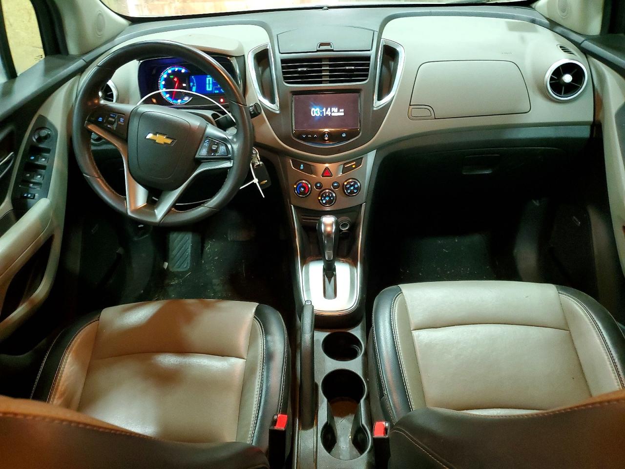 2015 Chevrolet Trax Ltz Silver vin: 3GNCJTSB2FL204473