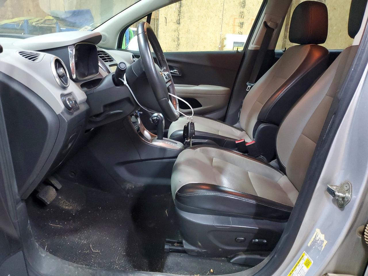2015 Chevrolet Trax Ltz Silver vin: 3GNCJTSB2FL204473