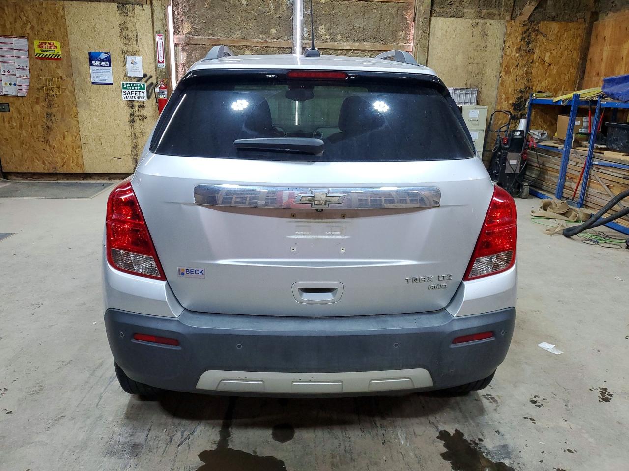 2015 Chevrolet Trax Ltz Silver vin: 3GNCJTSB2FL204473
