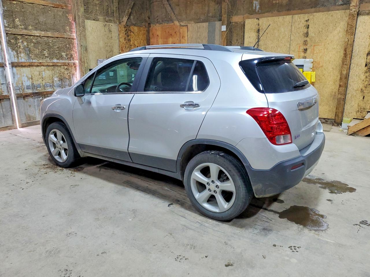 2015 Chevrolet Trax Ltz Silver vin: 3GNCJTSB2FL204473