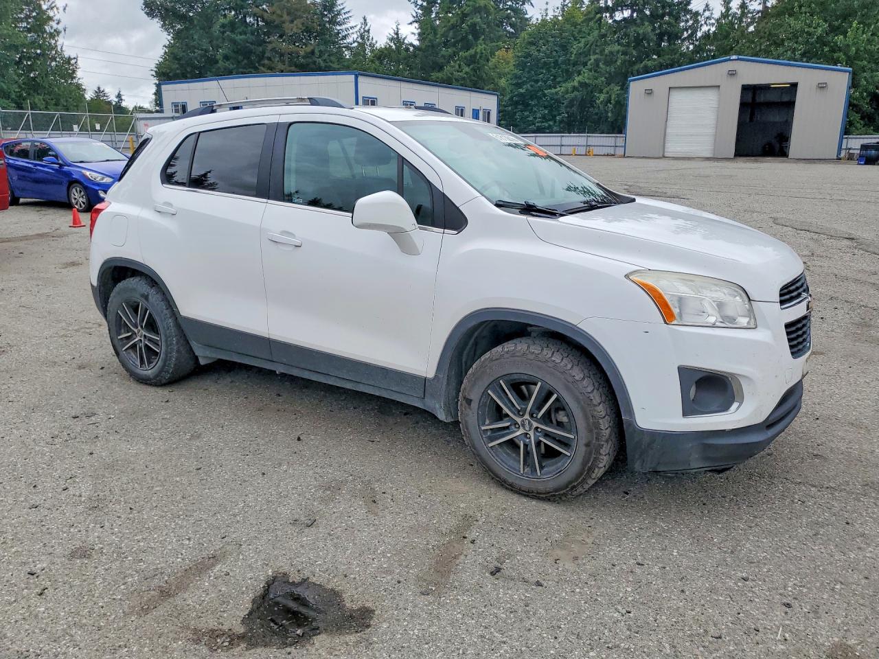 2015 Chevrolet Trax Ltz White vin: 3GNCJTSB4FL197350