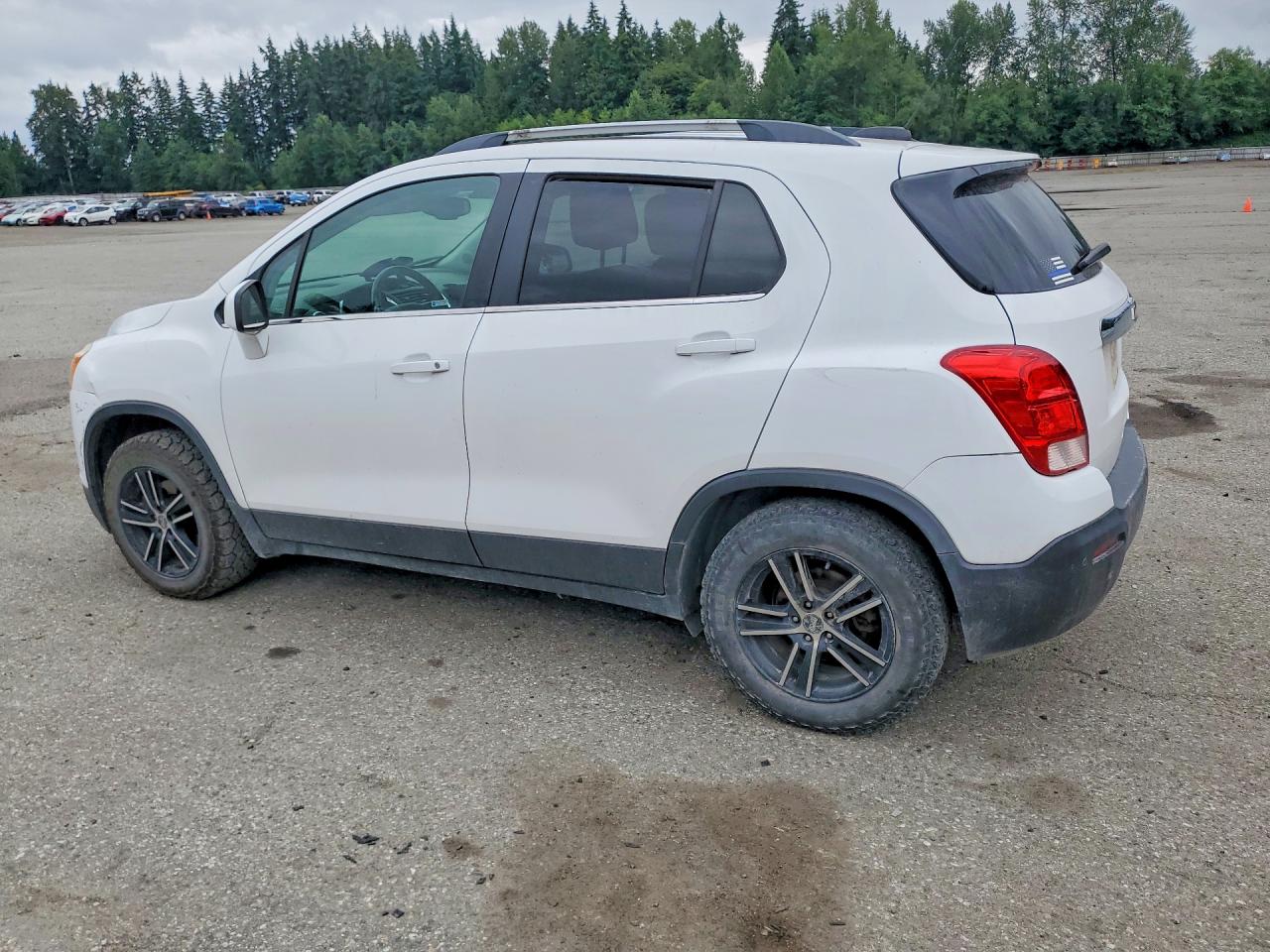 2015 Chevrolet Trax Ltz White vin: 3GNCJTSB4FL197350