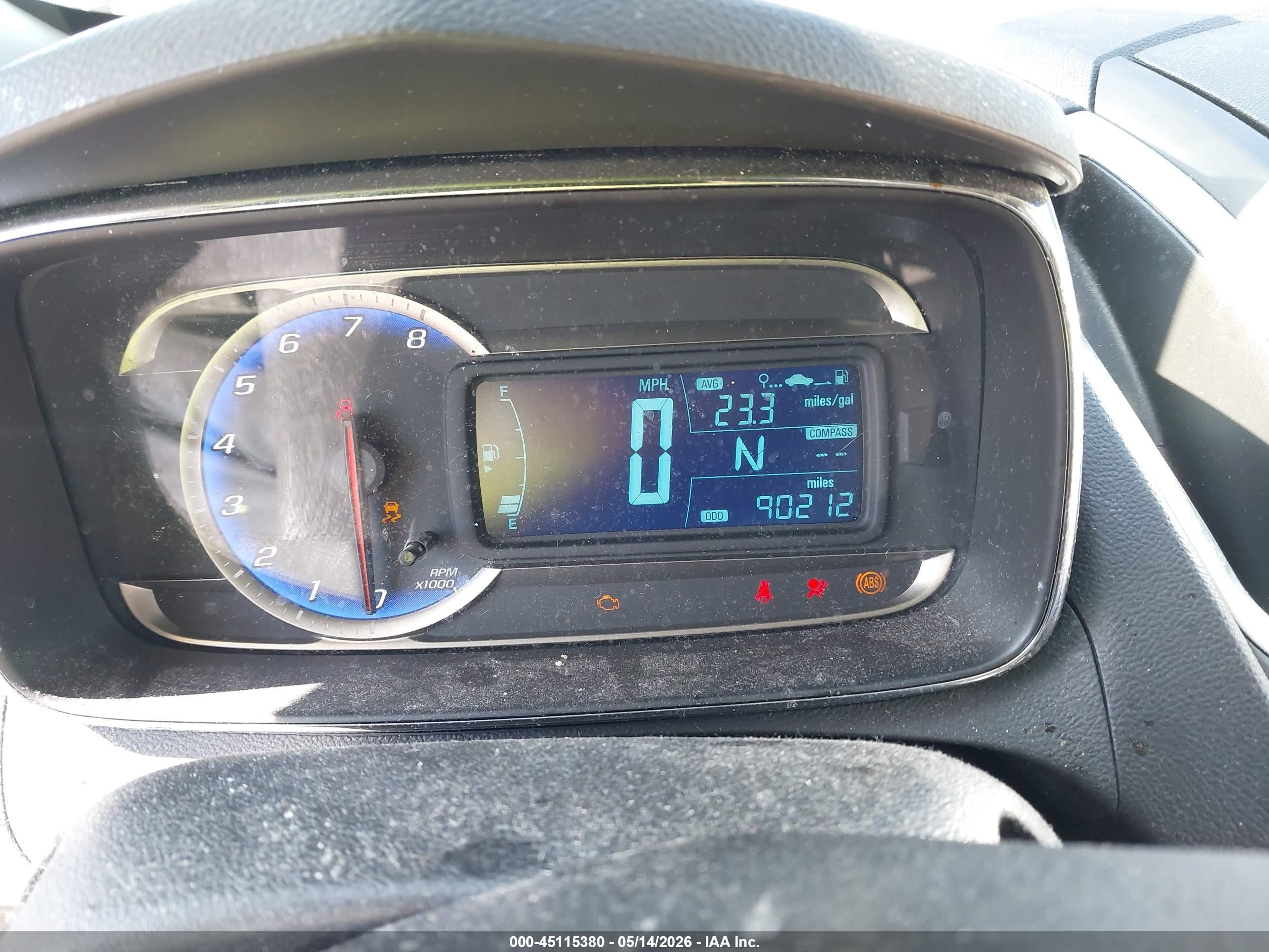 2015 Chevrolet Trax Ltz Dark Blue vin: 3GNCJTSBXFL252884