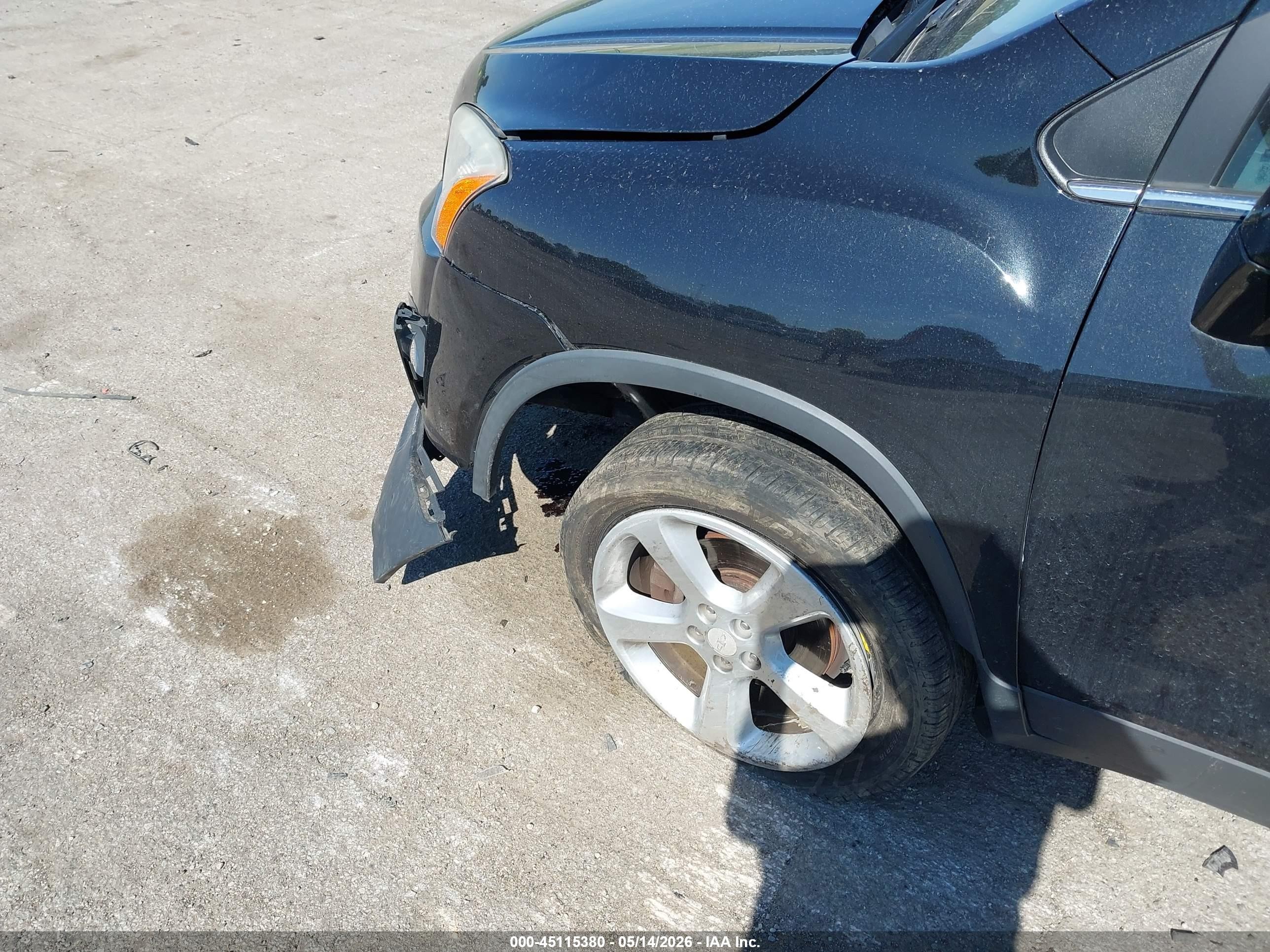 2015 Chevrolet Trax Ltz Dark Blue vin: 3GNCJTSBXFL252884