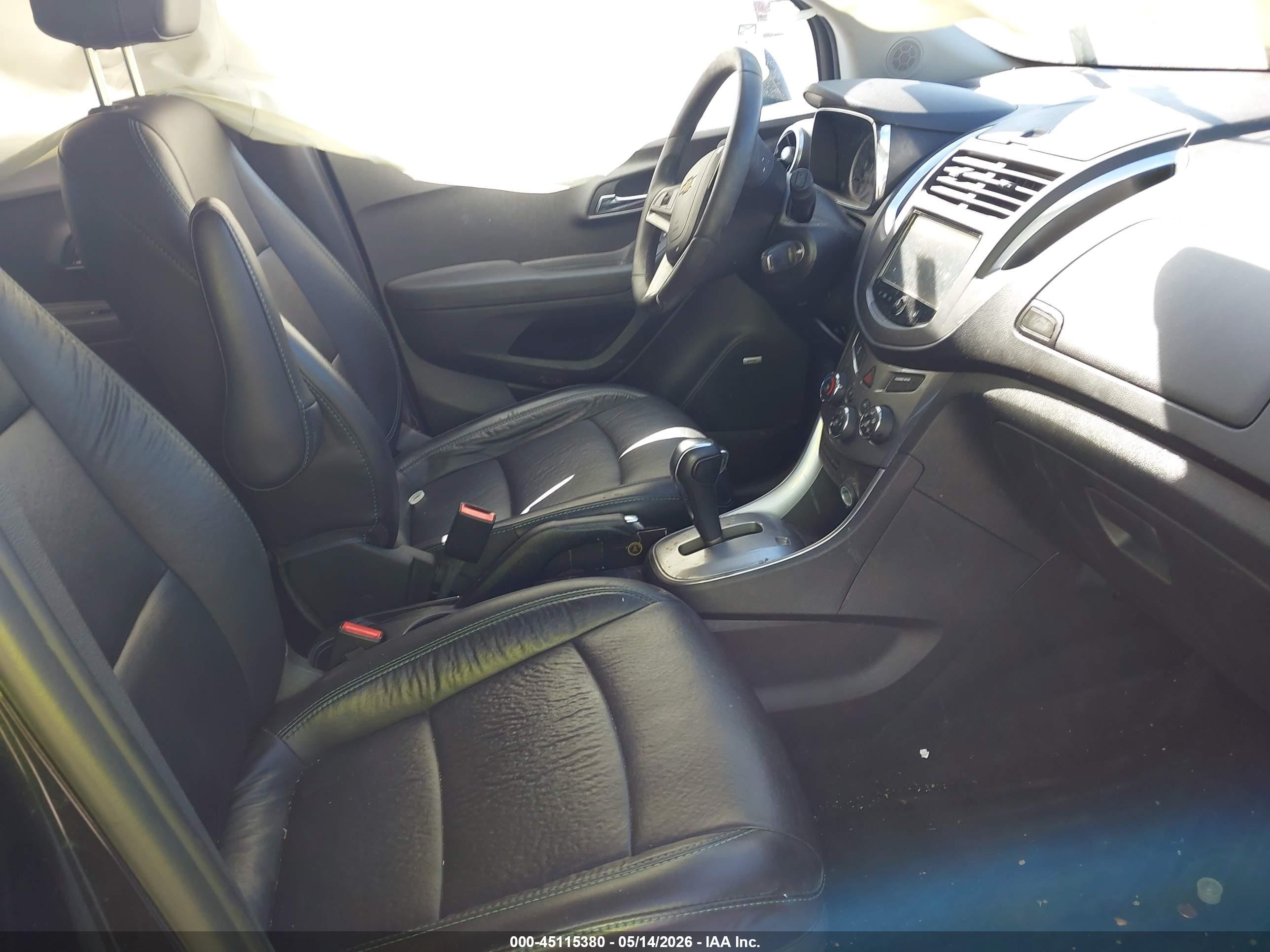 2015 Chevrolet Trax Ltz Dark Blue vin: 3GNCJTSBXFL252884
