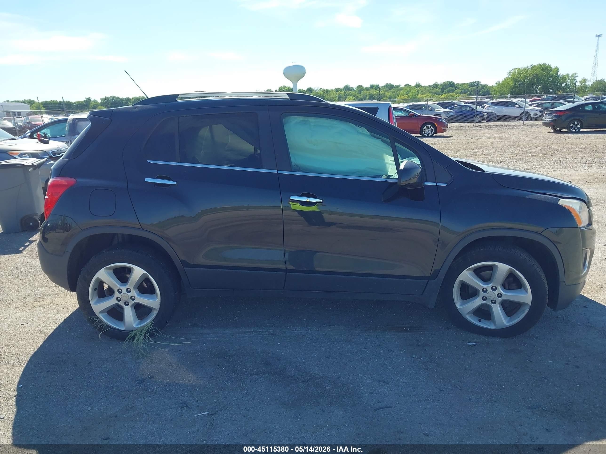 2015 Chevrolet Trax Ltz Dark Blue vin: 3GNCJTSBXFL252884