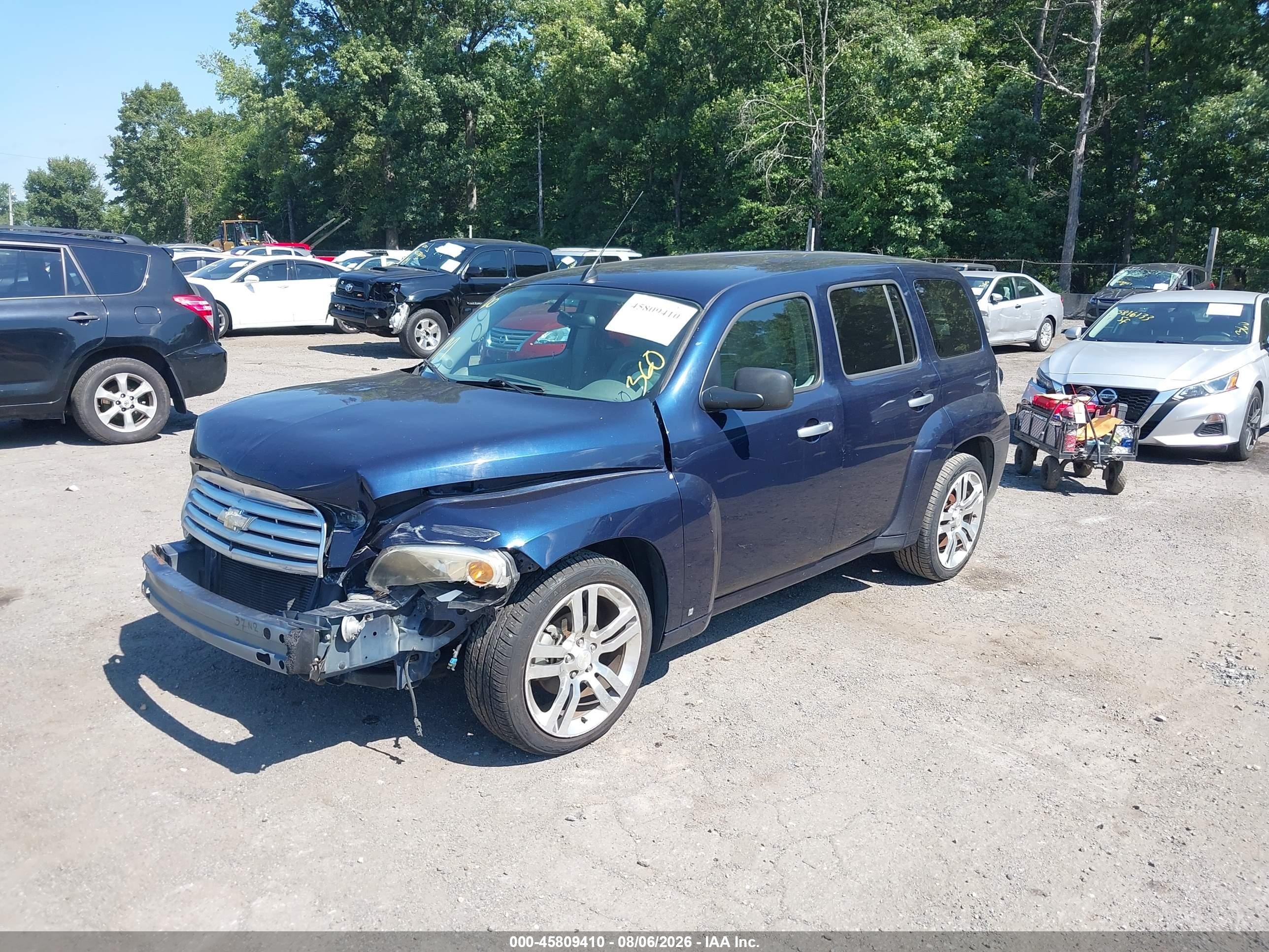 2007 Chevrolet Hhr Ls Blue vin: 3GNDA13D07S520115