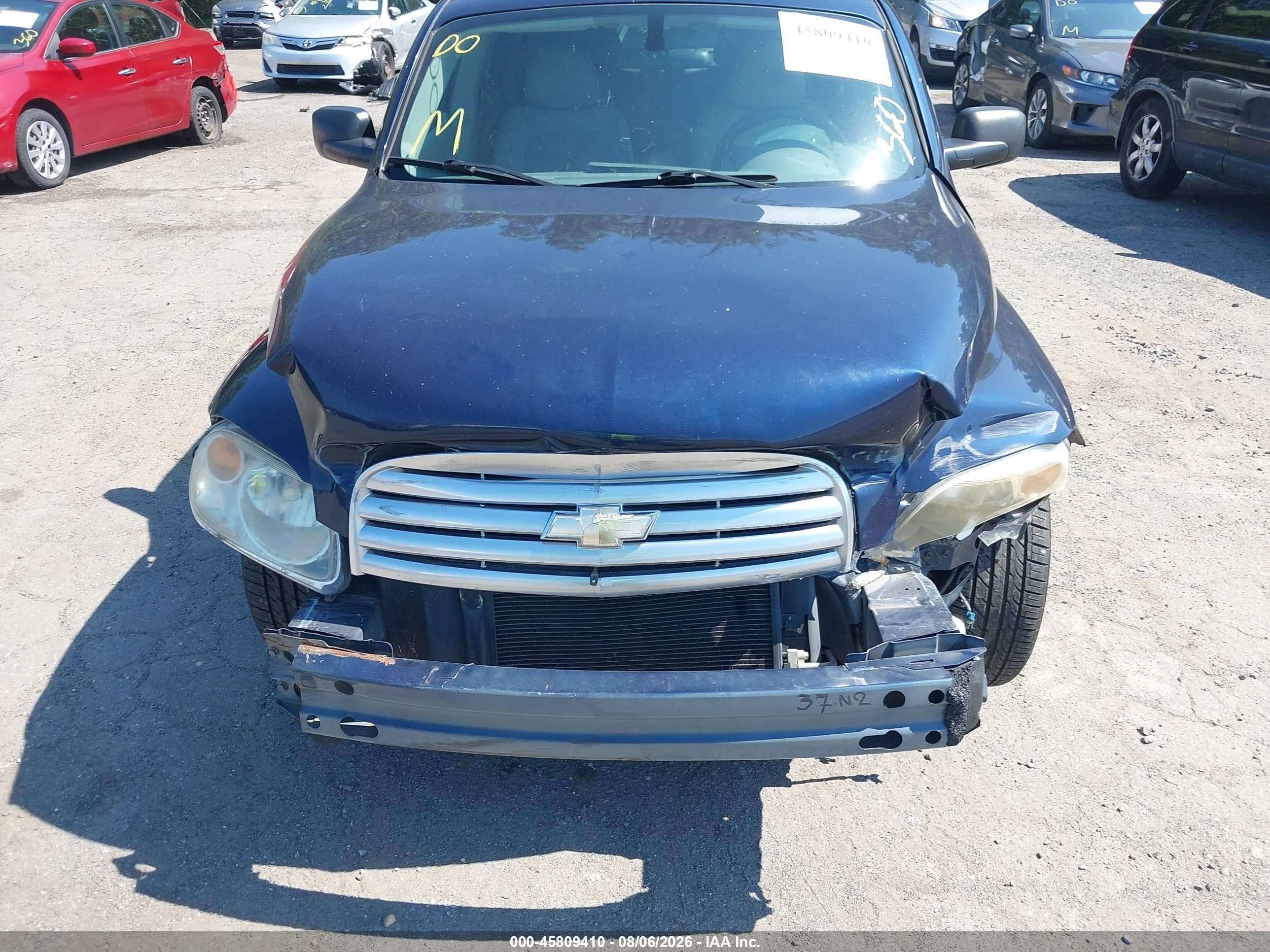 2007 Chevrolet Hhr Ls Blue vin: 3GNDA13D07S520115