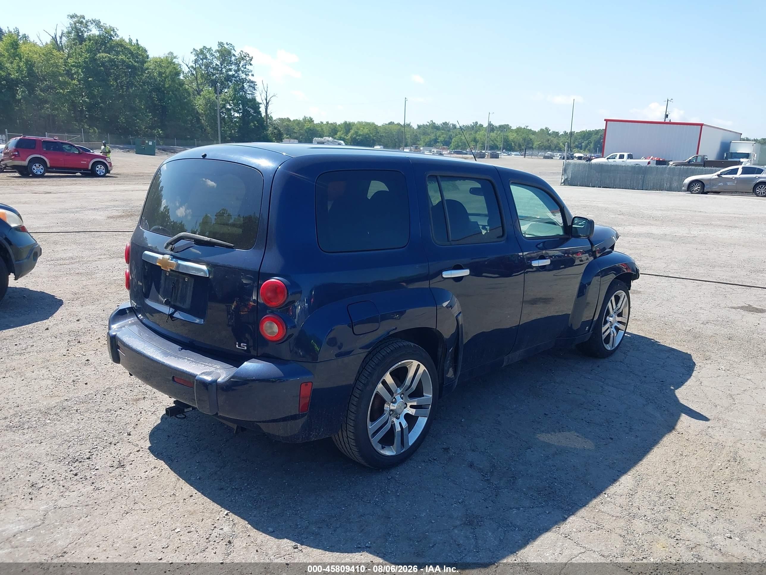 2007 Chevrolet Hhr Ls Blue vin: 3GNDA13D07S520115