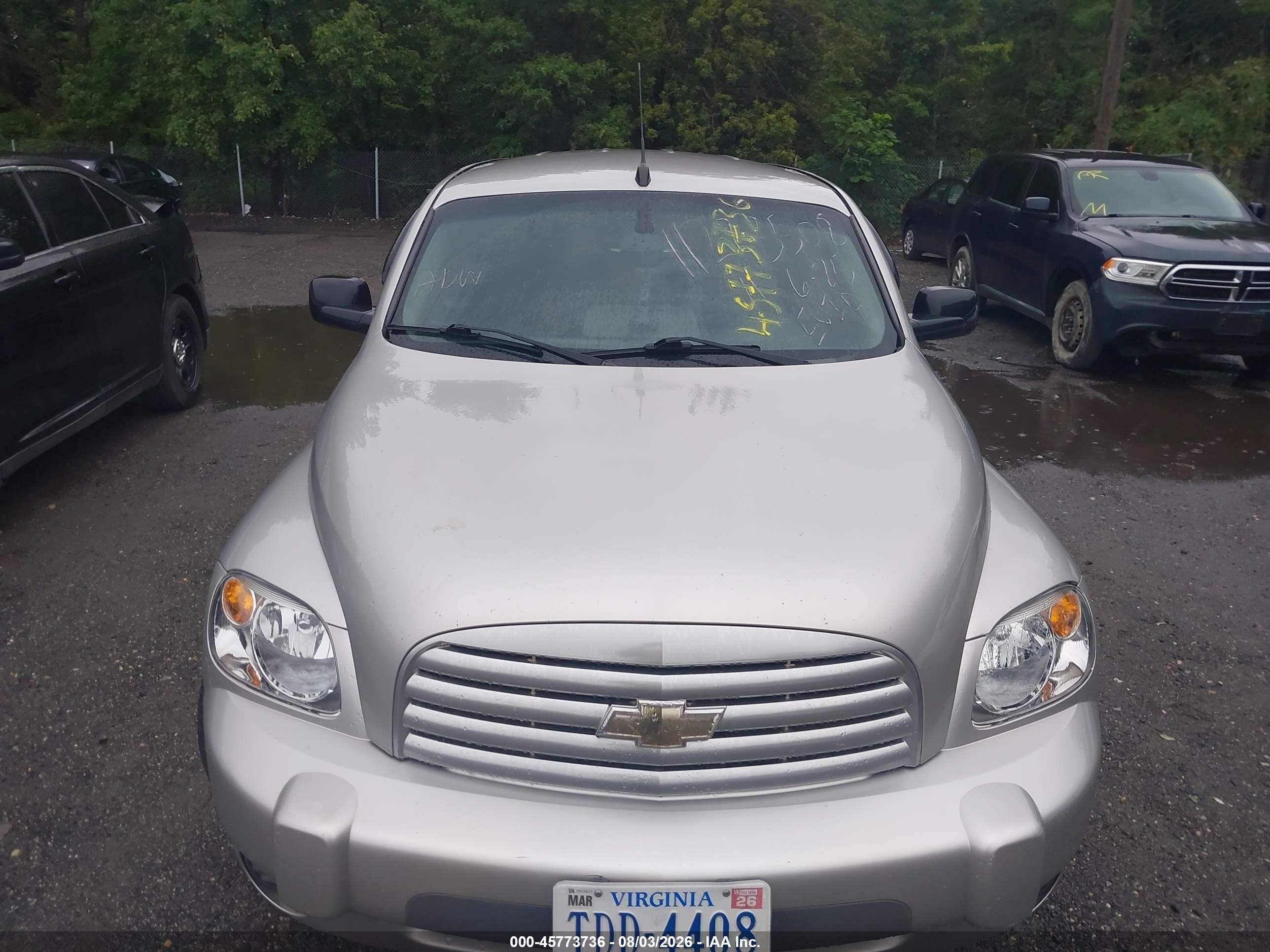 2007 Chevrolet Hhr Ls Silver vin: 3GNDA13D07S582386
