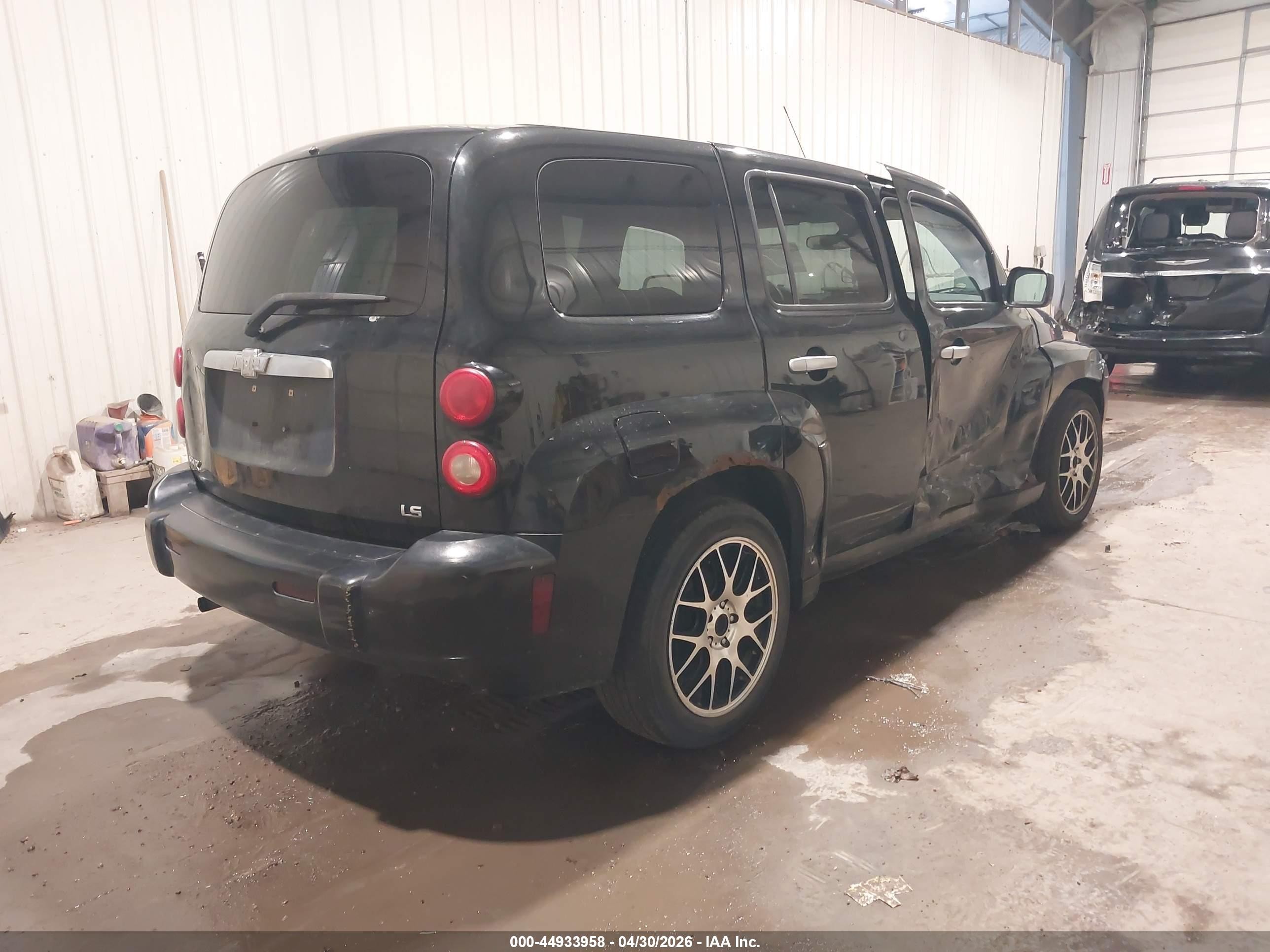 2007 Chevrolet Hhr Ls Black vin: 3GNDA13D07S607383