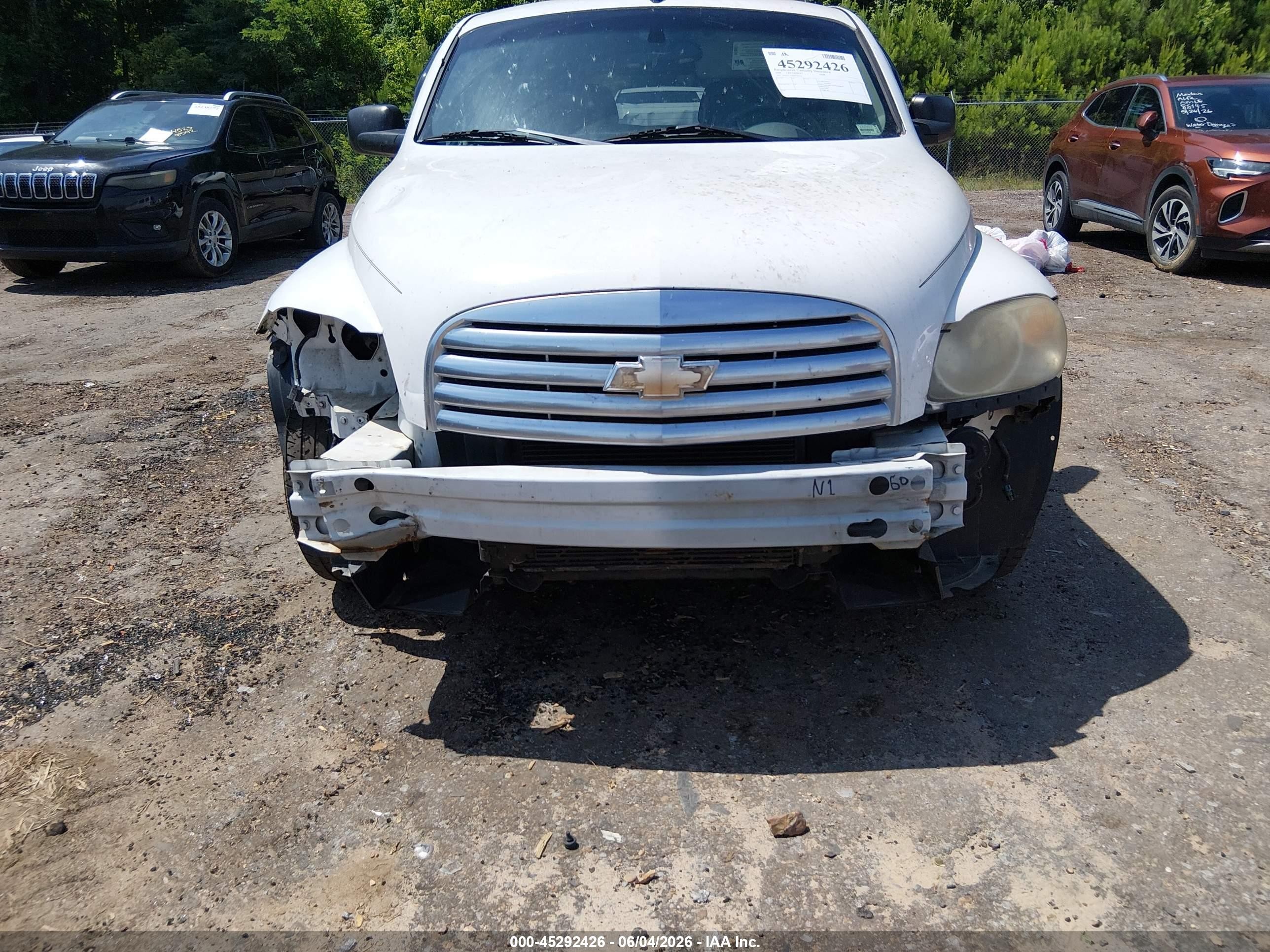2008 Chevrolet Hhr Ls White vin: 3GNDA13D08S540334