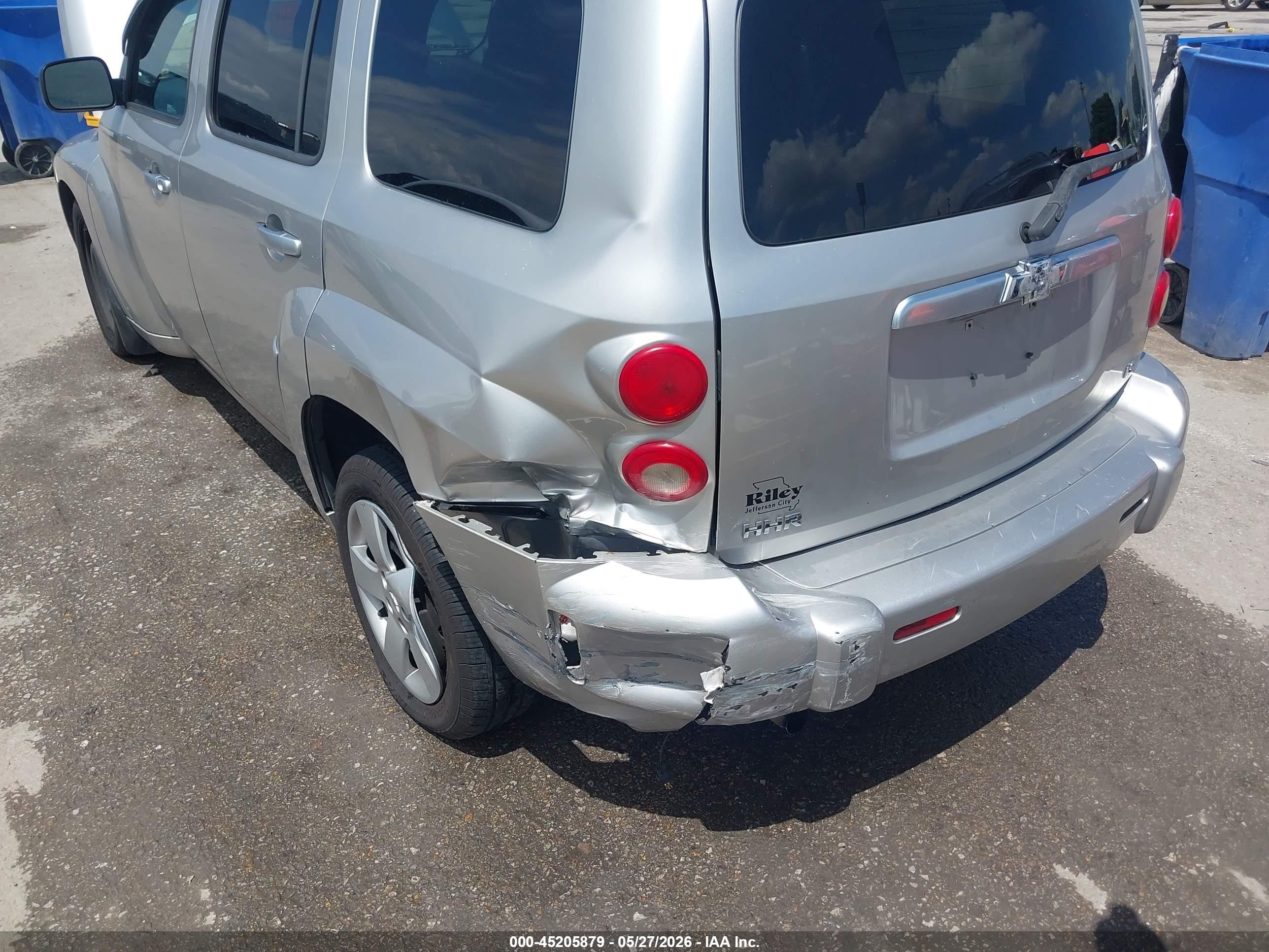 2007 Chevrolet Hhr Ls Серебряный vin: 3GNDA13D27S610267