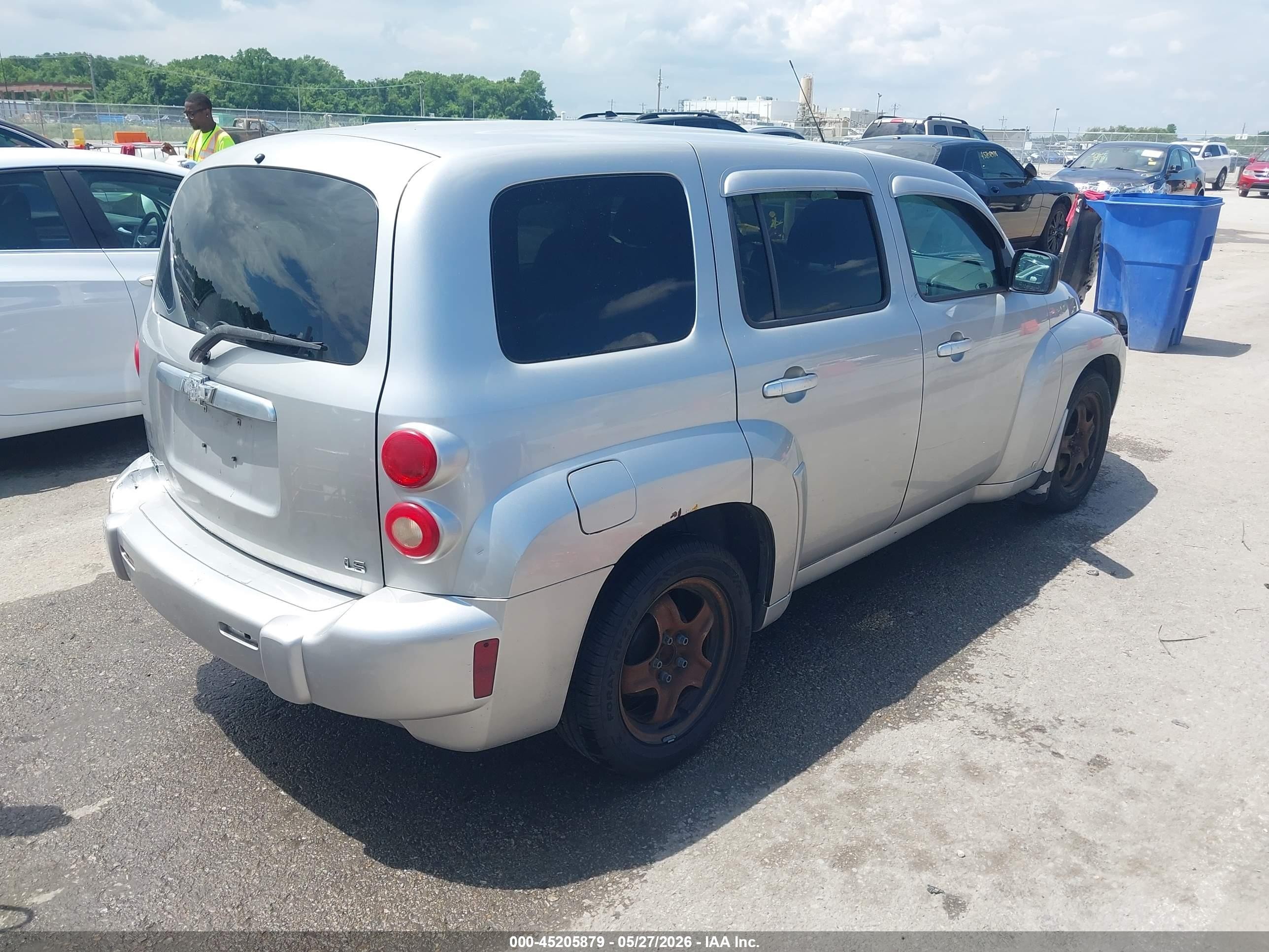 2007 Chevrolet Hhr Ls Серебряный vin: 3GNDA13D27S610267