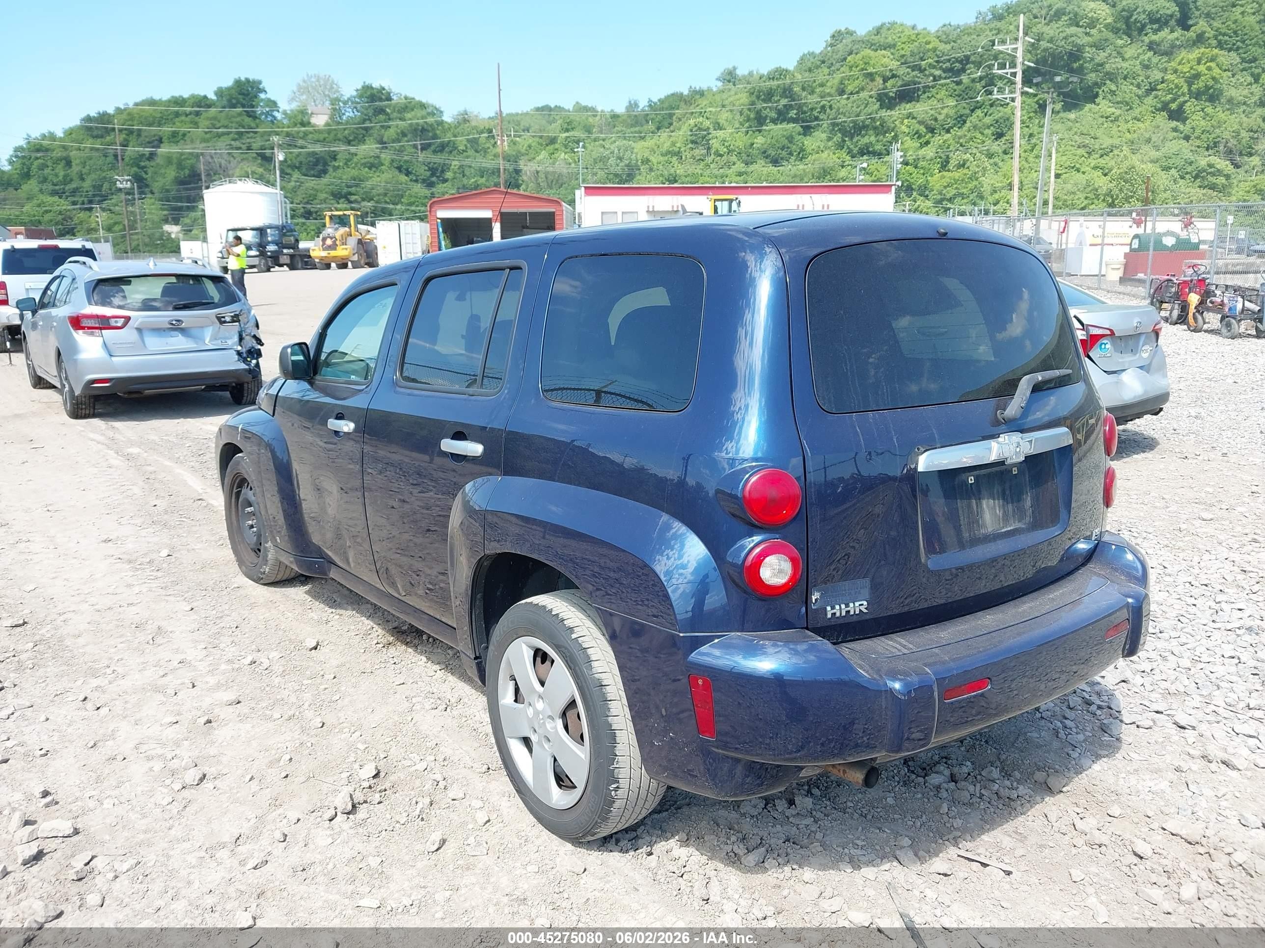 2007 Chevrolet Hhr Ls Синий vin: 3GNDA13D27S631278